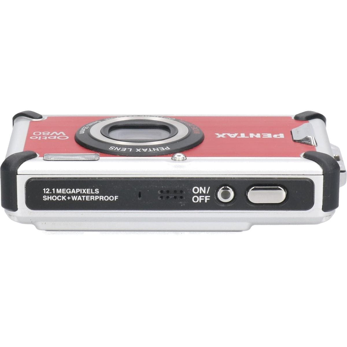 PENTAX - PENTAX Optio  W80  防水カメラ　動作品 希少 レッド Amazon | PENTAX 防水デジタルカメラ OPTIO (オプティオ) W80