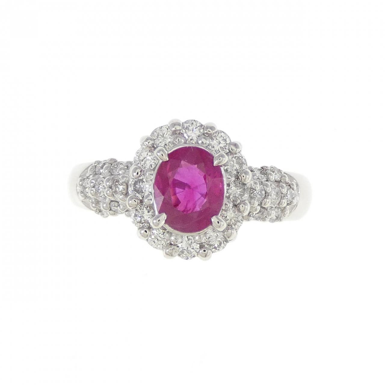 PT ルビー リング 0.70CT