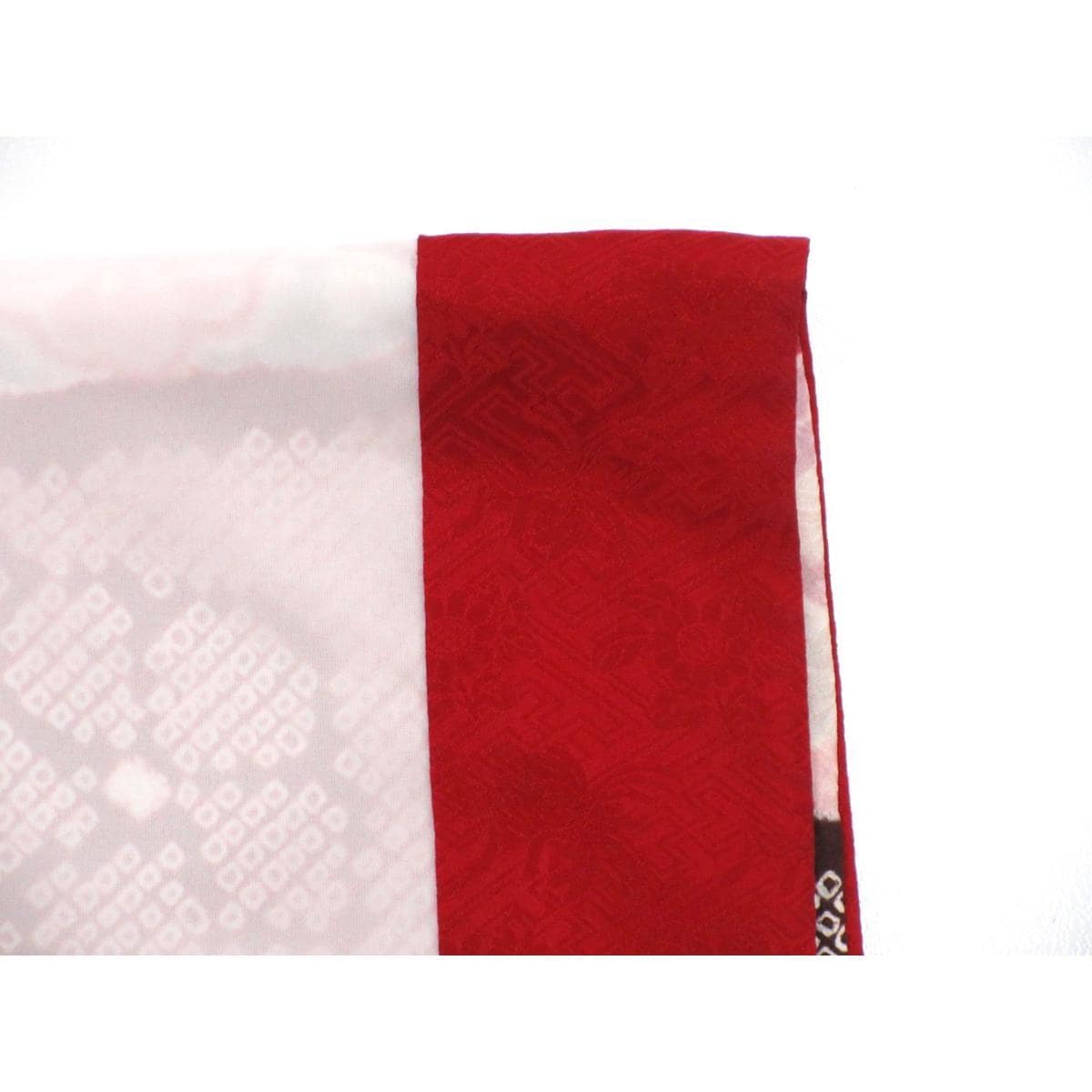 振袖　友禅金彩加工　刺繍入り絞り加工