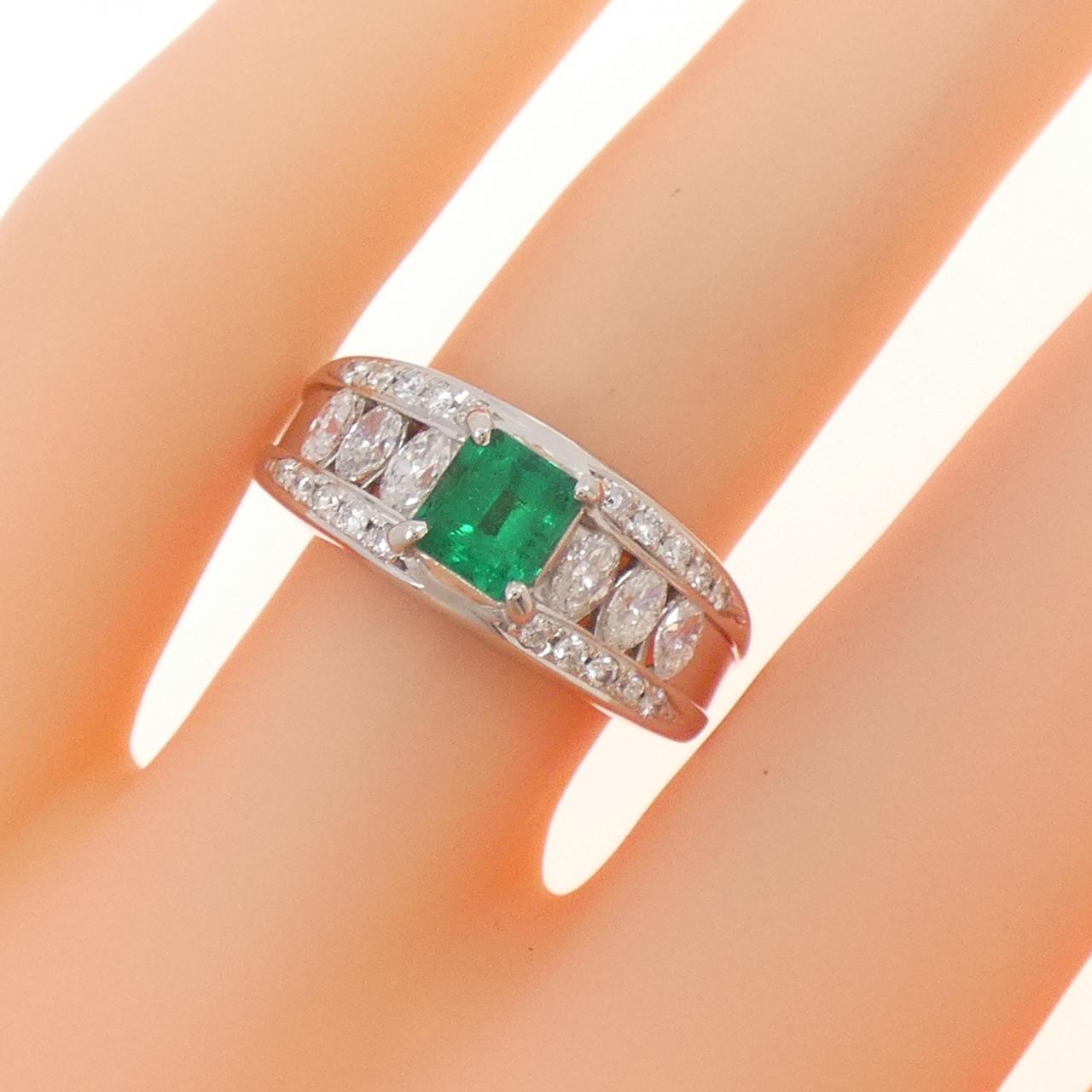 PT900 エメラルド リング 0.59CT