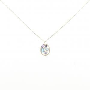 K10YG カラーストーン ネックレス