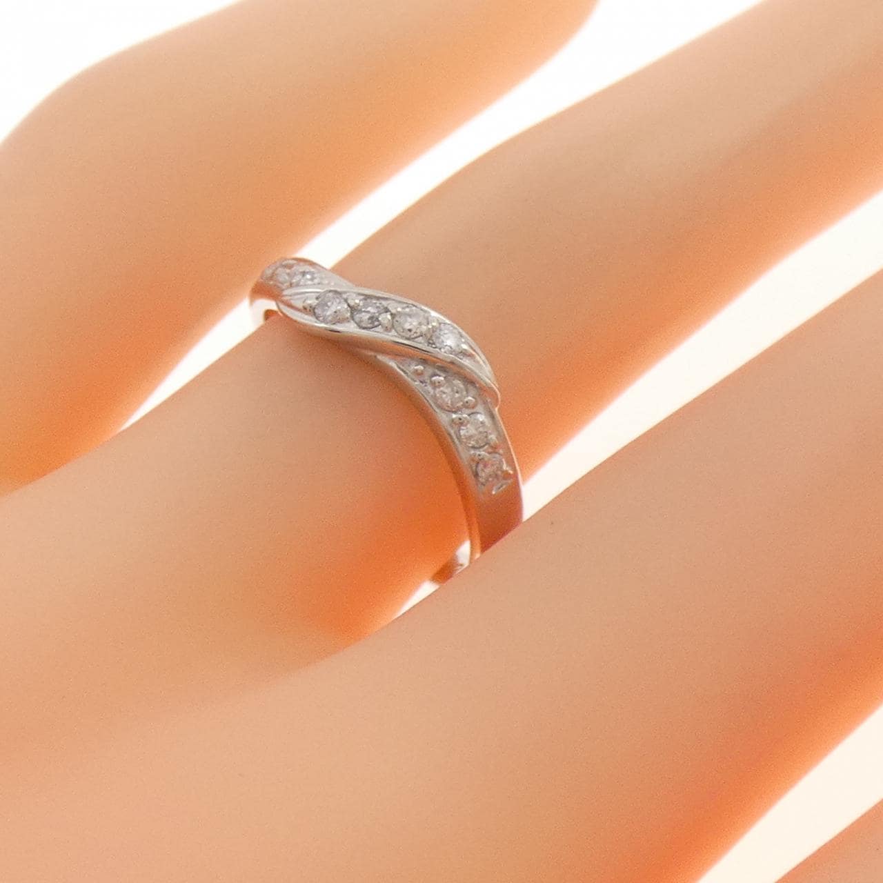 PT900 ダイヤモンド リング 0.13CT