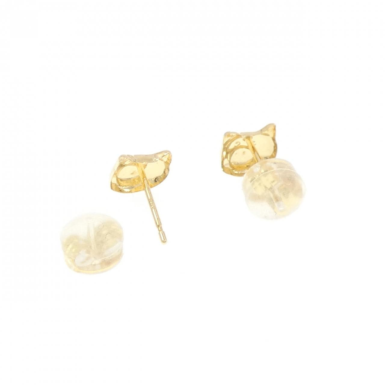 [BRAND NEW] K18YG Pig Earrings