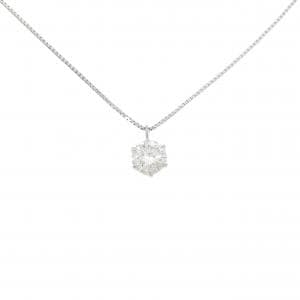 PT900/PT850 ソリティア ダイヤモンド ネックレス 0.511CT