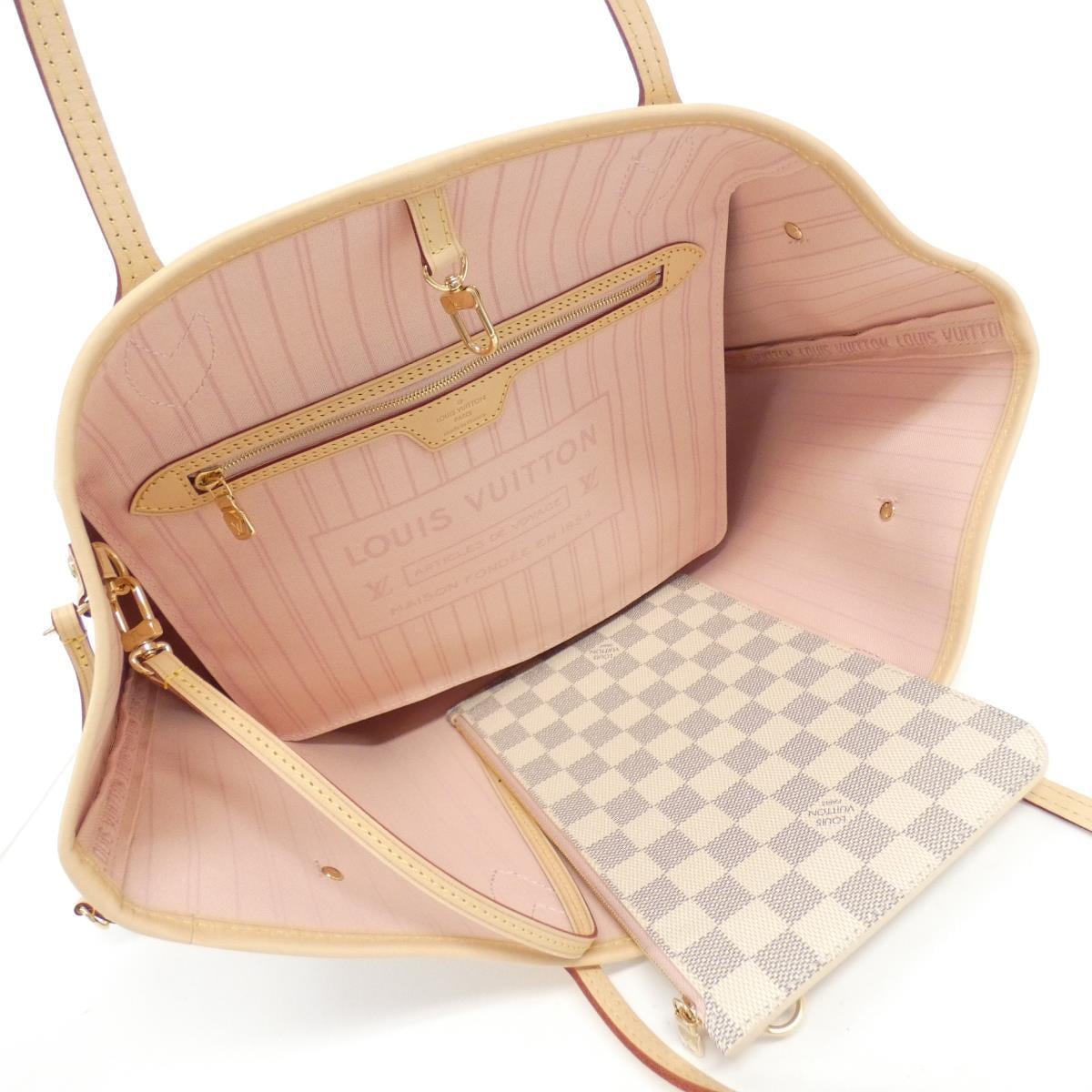 [未使用品] LOUIS VUITTON Damier Azur Neverfull MM N40603 包