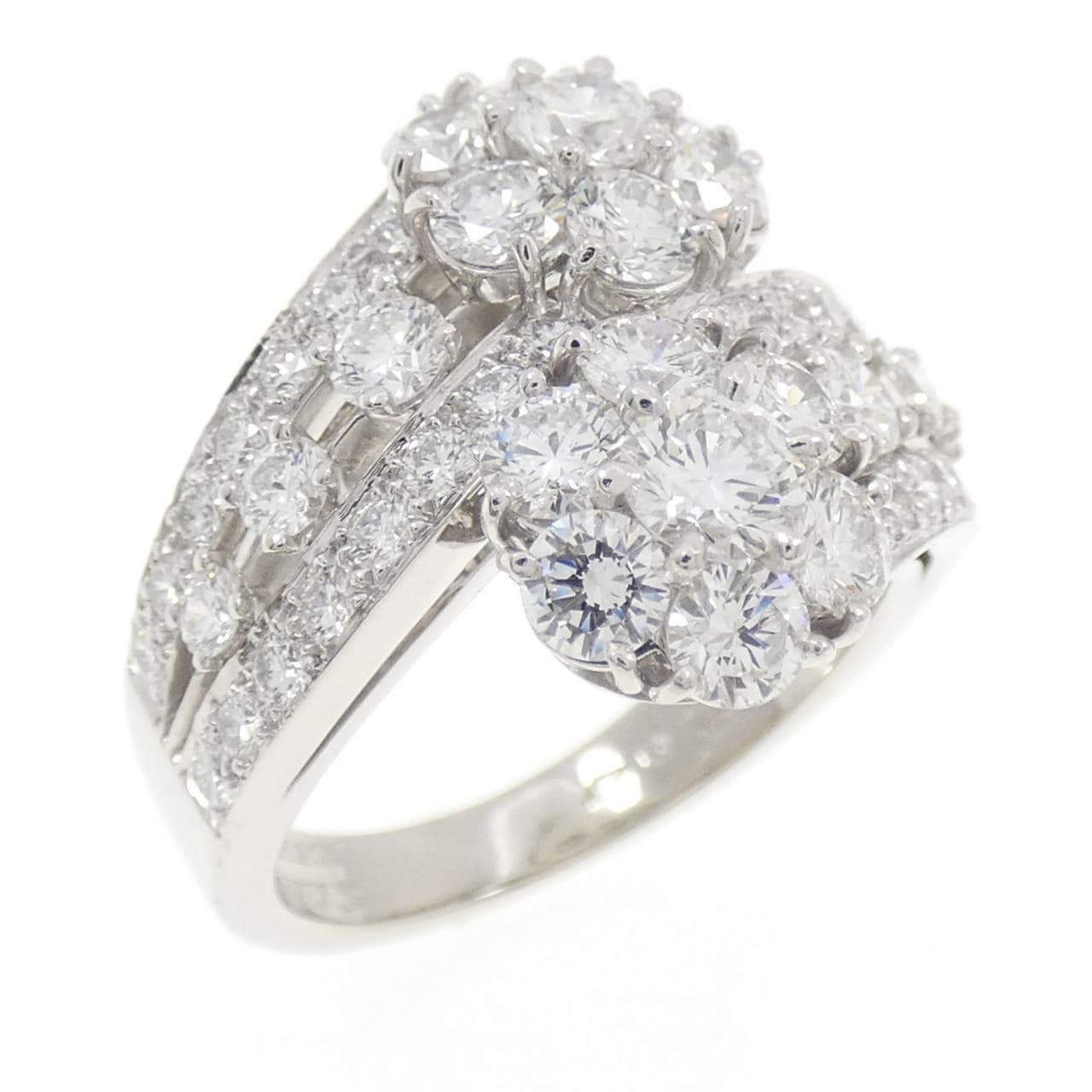 ヴァンクリーフ&アーペル スノーフレイク ダブルフルール リング