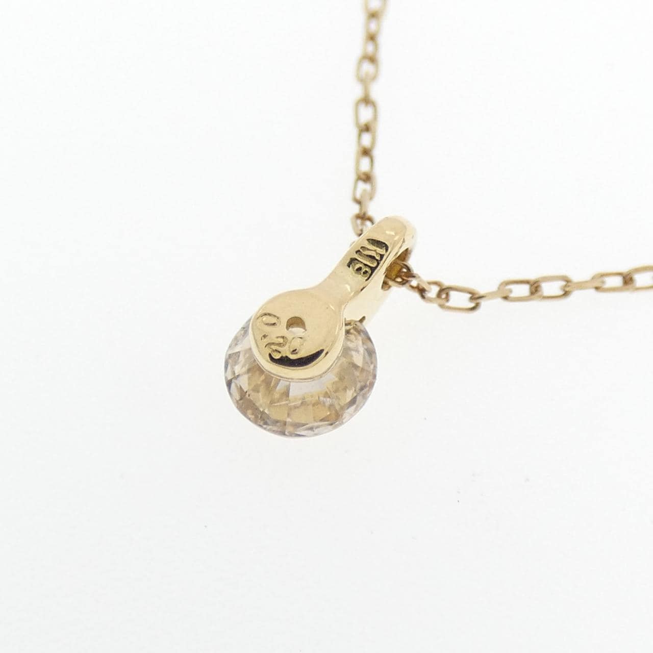K18YG/K10YG ダイヤモンド ネックレス 0.20CT