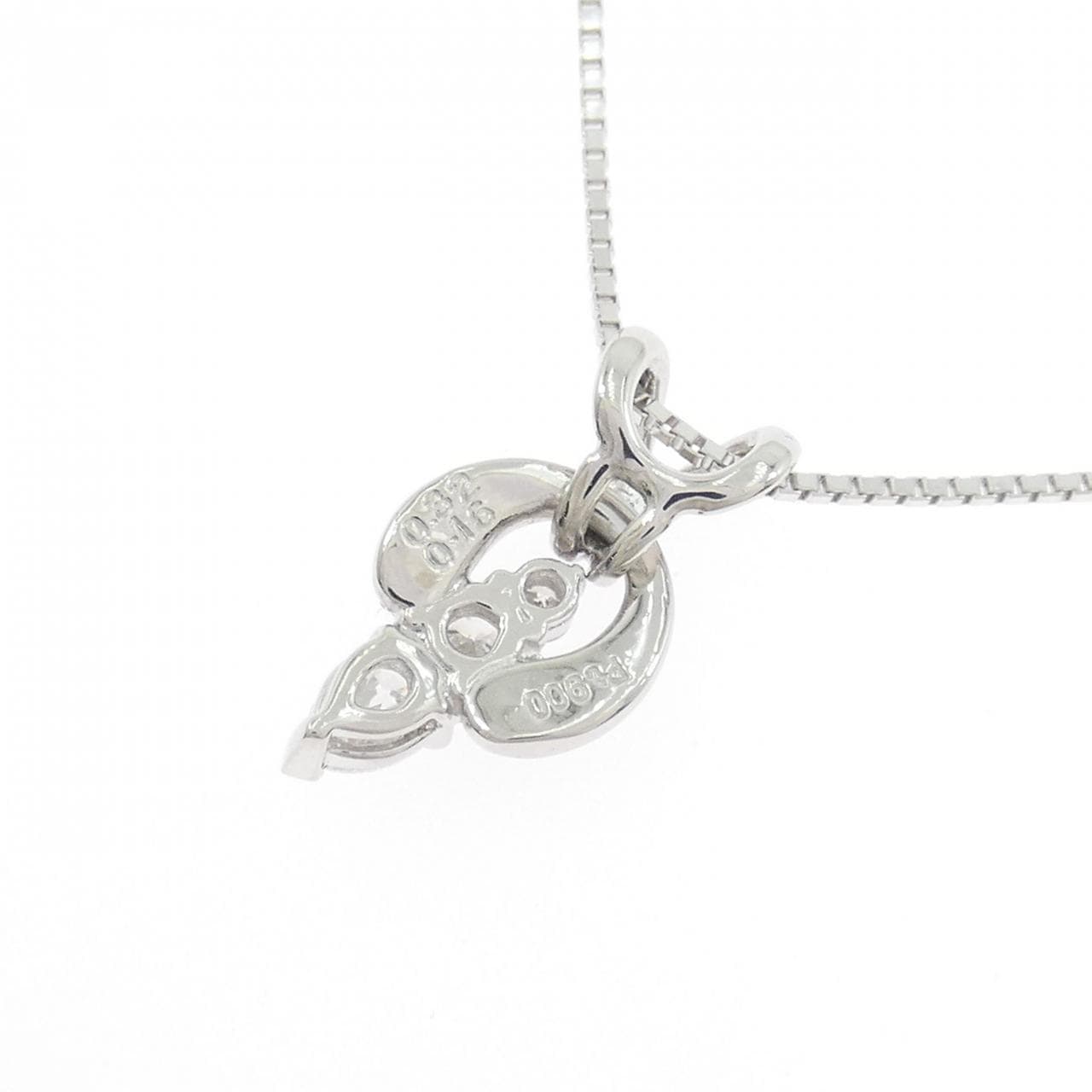 PT900/PT850 ダイヤモンド ネックレス 0.32CT