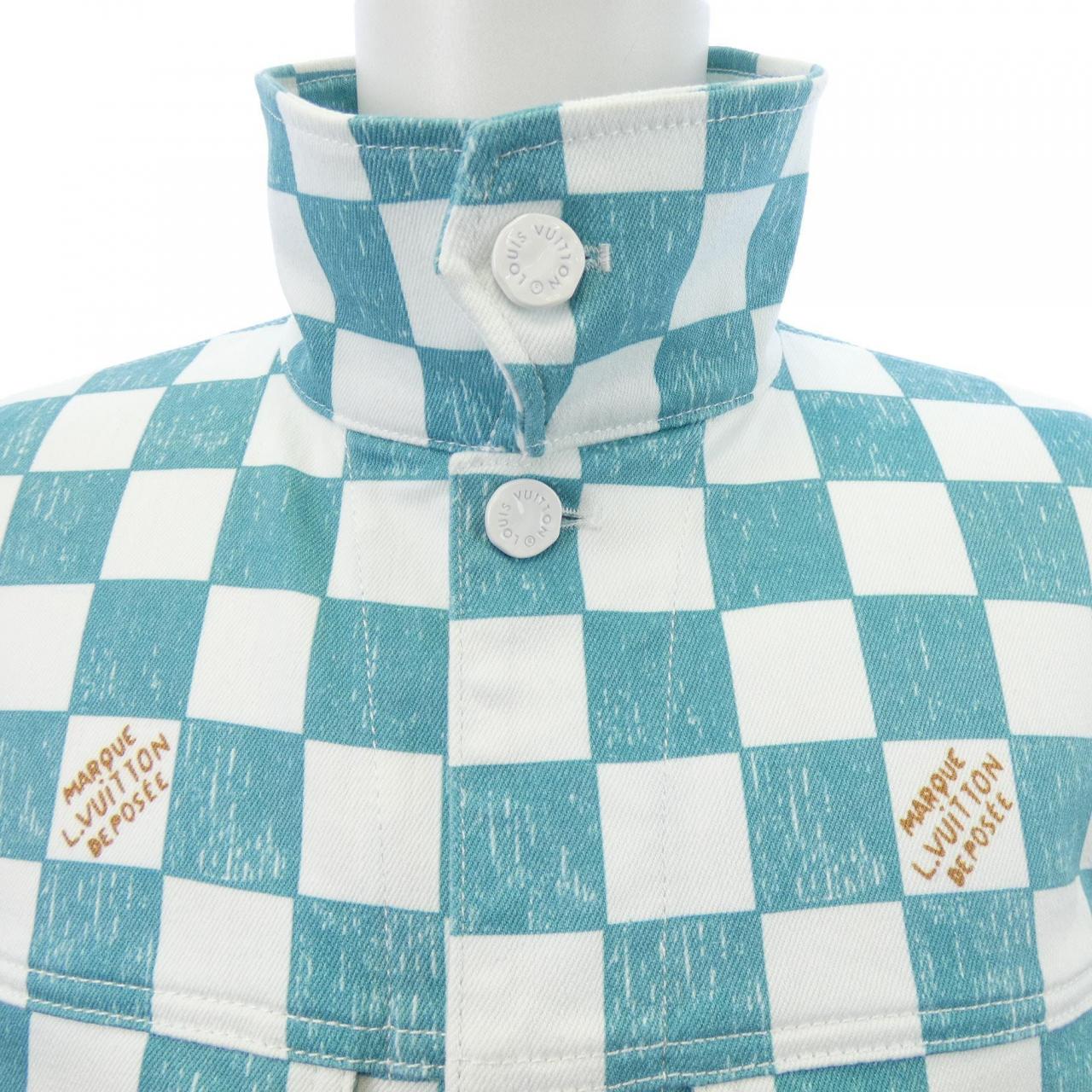 ルイヴィトン LOUIS VUITTON ダミエデニムトラッカージャケット HLA20WIM3 デニムジャケット