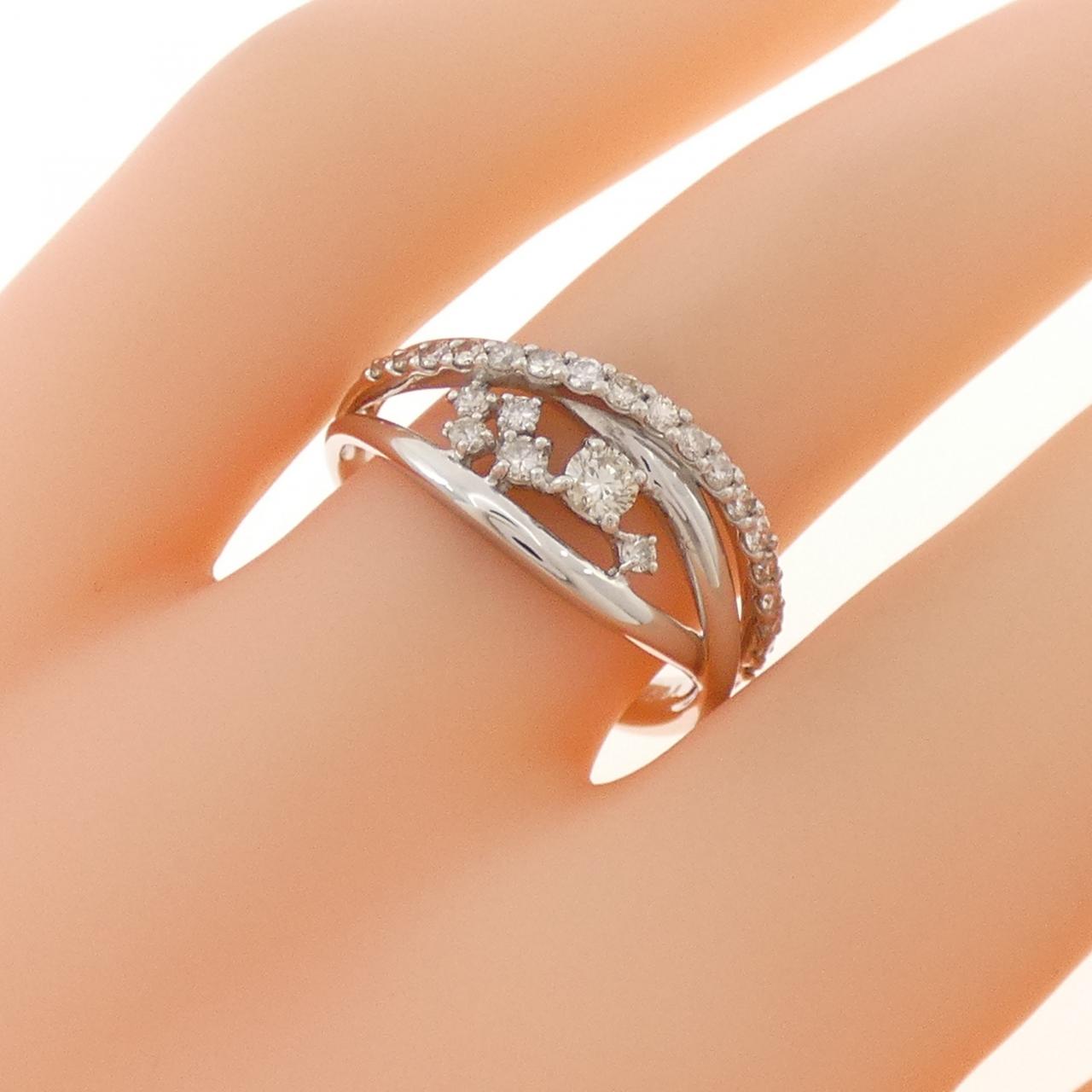 PT950 ダイヤモンド リング 0.38CT