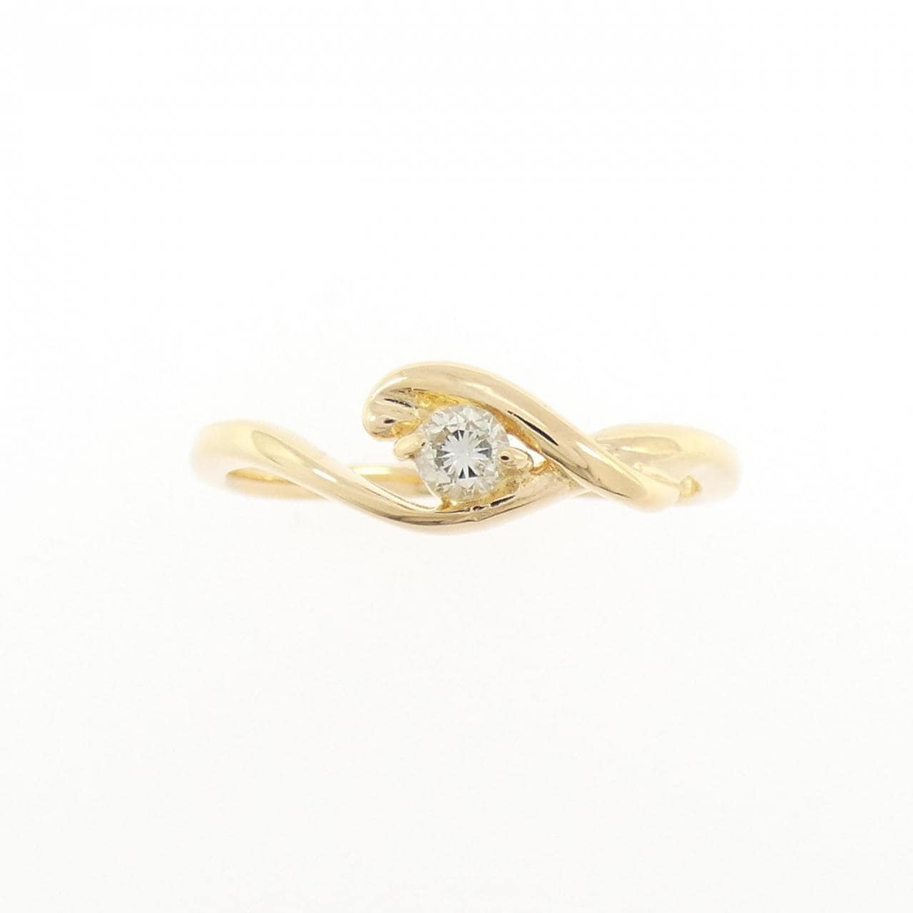 K18YG ダイヤモンド リング 0.10CT
