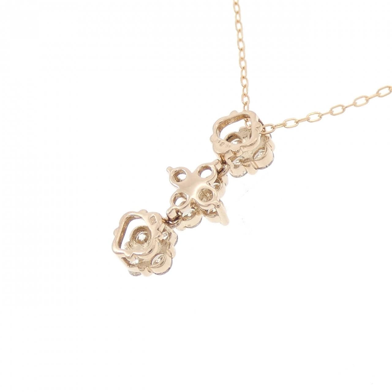 K18PG ダイヤモンド ネックレス 0.30CT