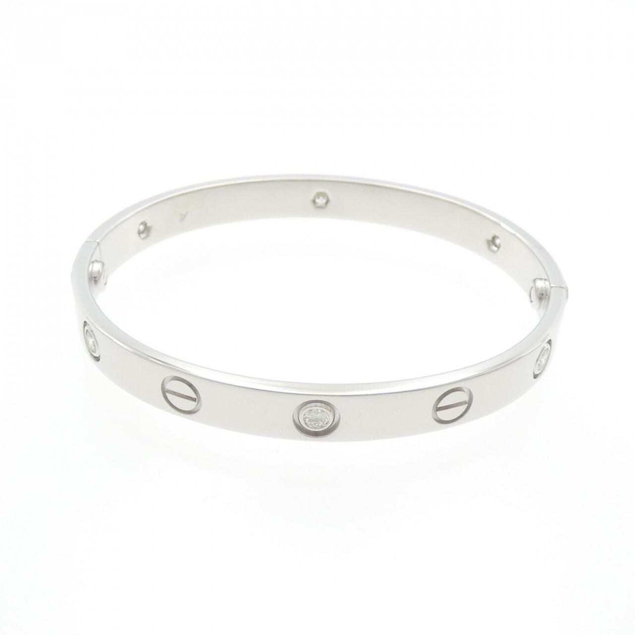 CARTIER LOVE手链half 钻石6P