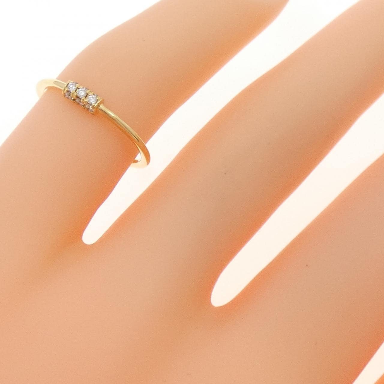 アーカー ホワイトナイトファイン ピンキーリング 0.05CT