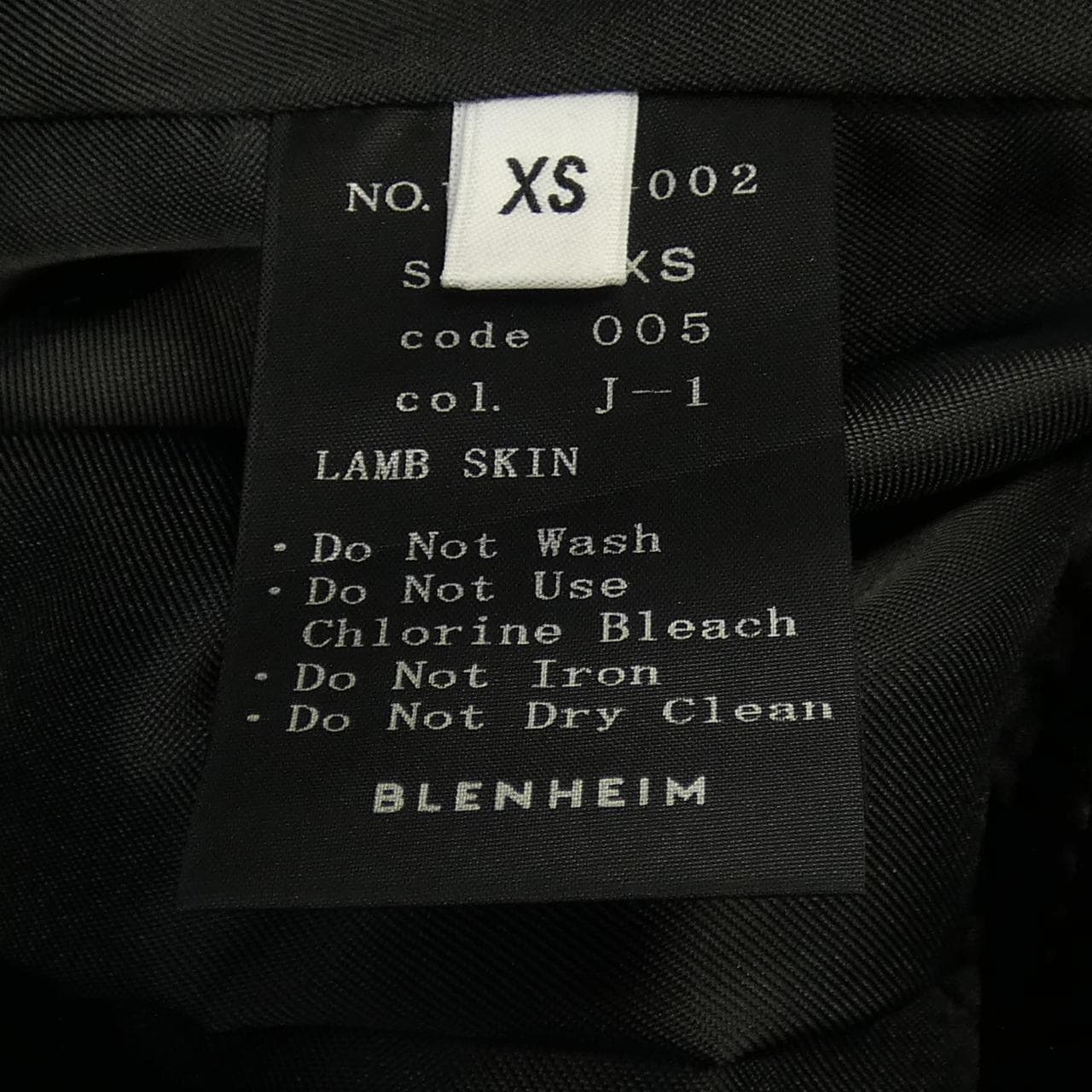 ブレンヘイム BLENHEIM レザージャケット