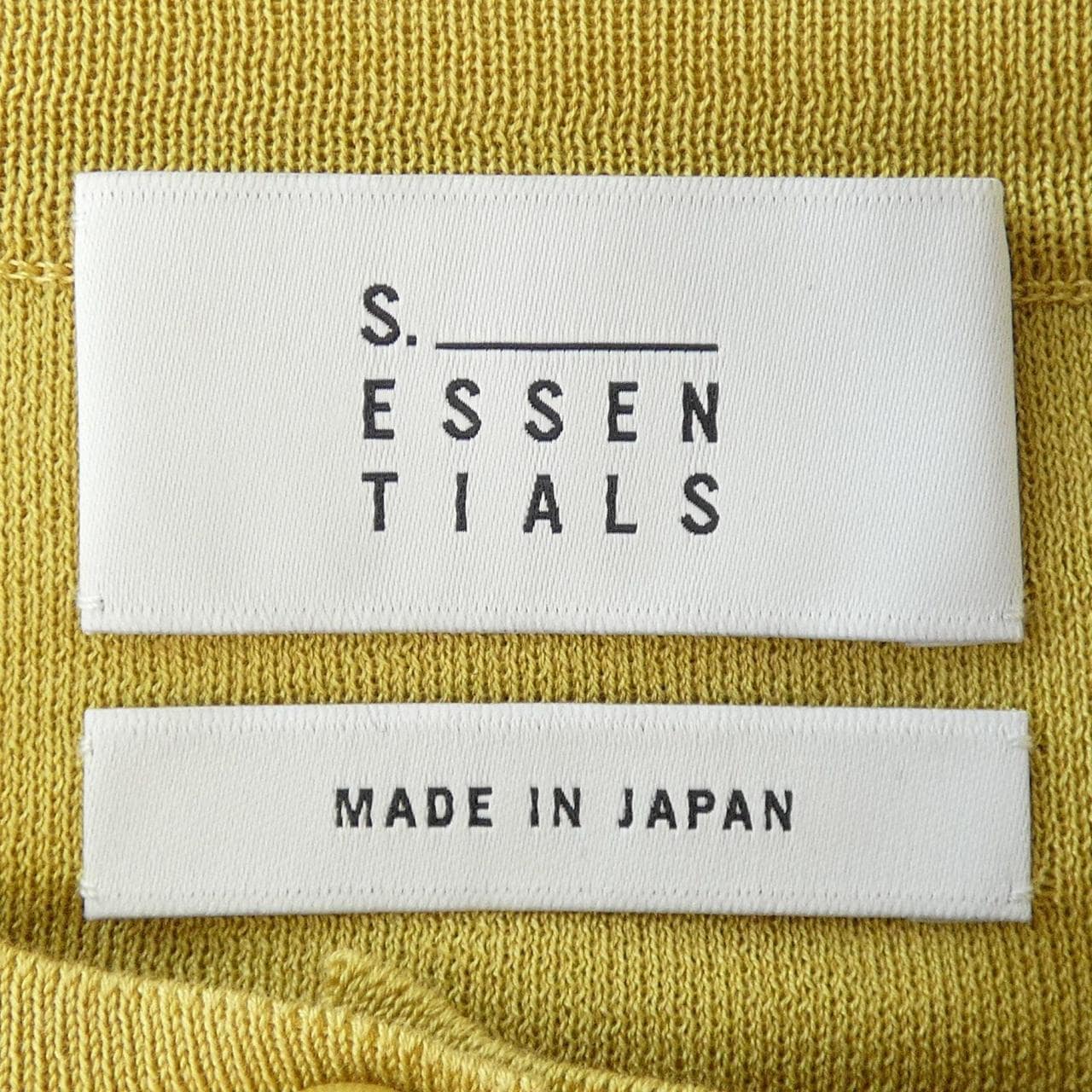 エスエッセンシャルズ S.ESSENTIALS カーディガン