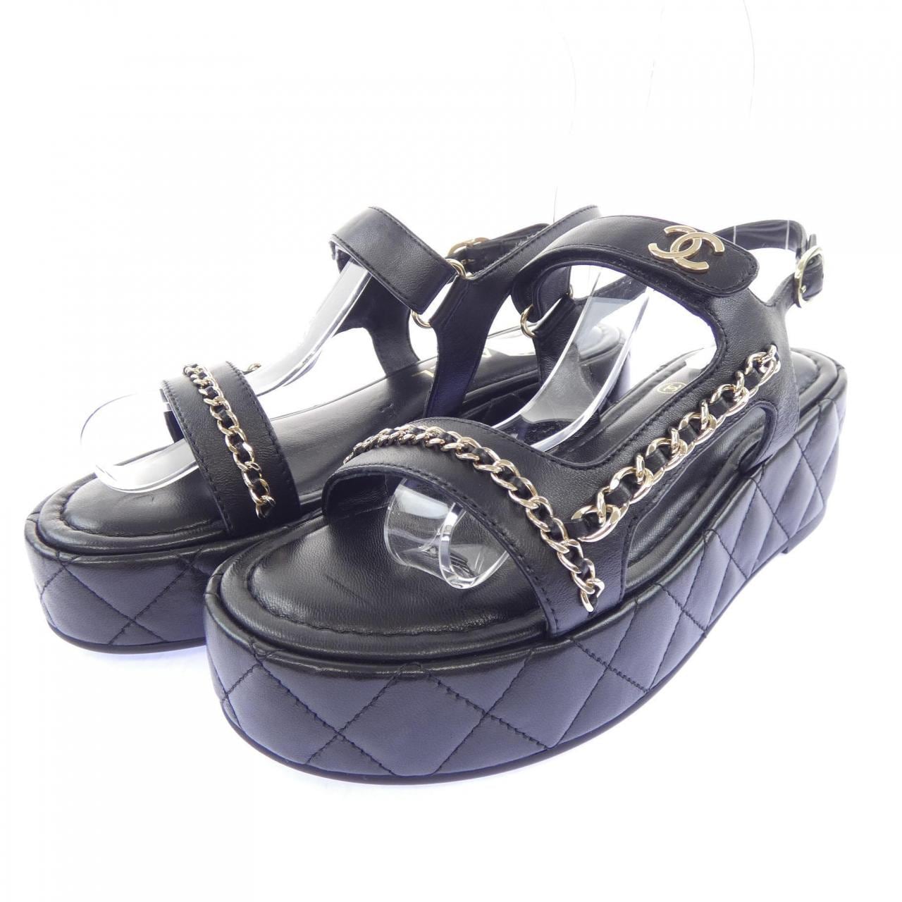 シャネル CHANEL マトラッセ G46300B19705 サンダル