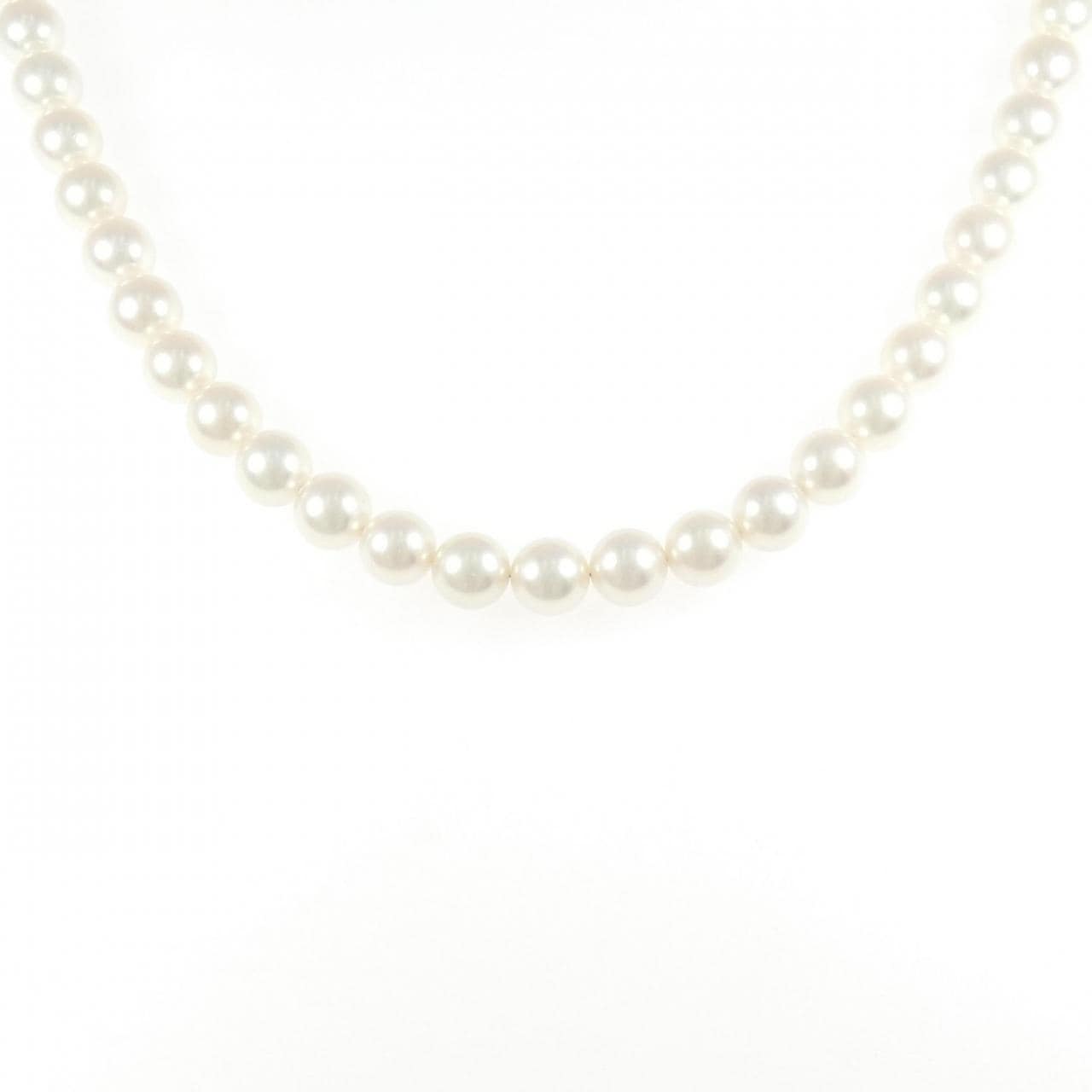 シルバークラスプ アコヤパール ネックレス 6.5mm
