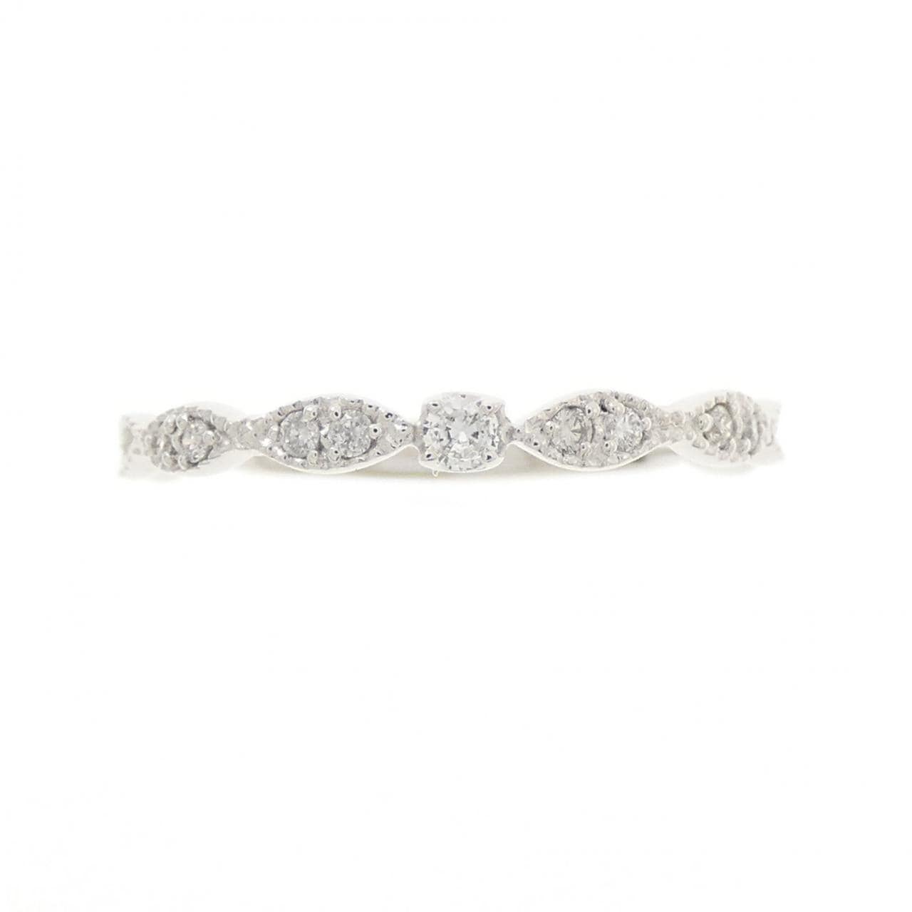 K10WG ダイヤモンド リング 0.08CT