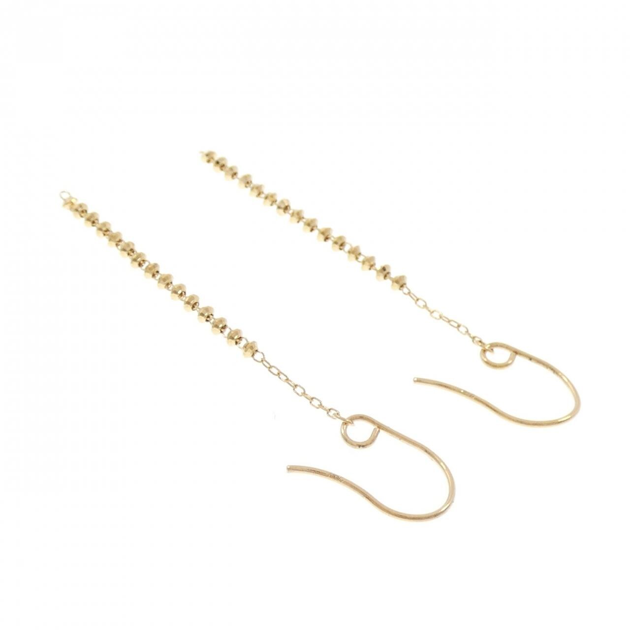 750YG earrings