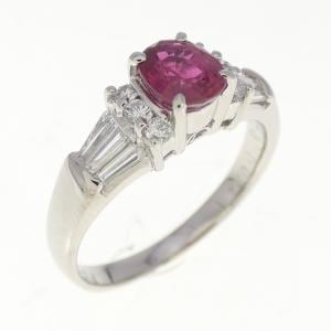 PT900 ルビー リング 0.70CT