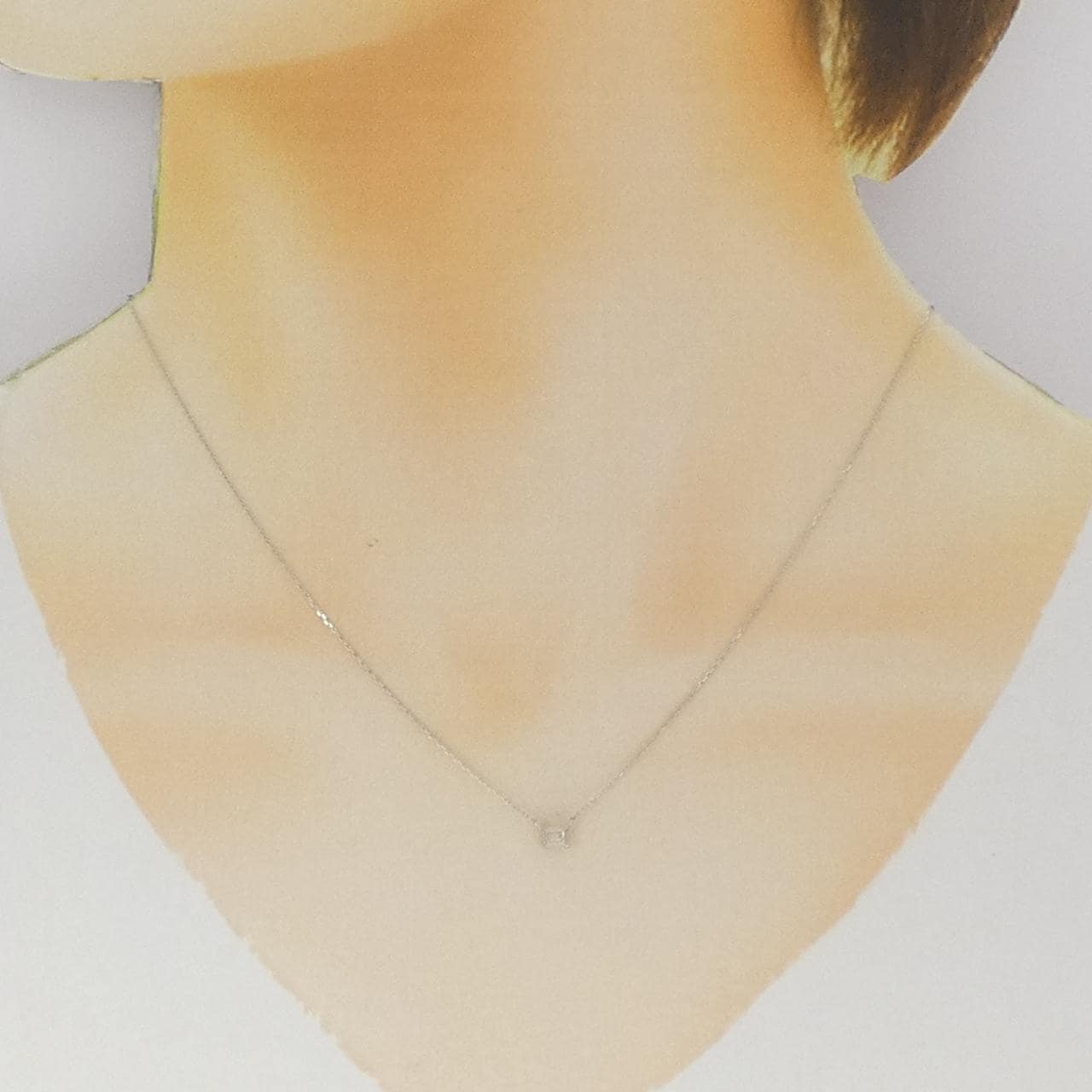 PT900/PT850 ダイヤモンド ネックレス 0.14CT
