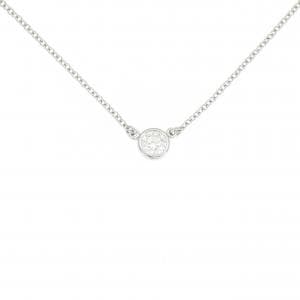 ティファニー バイザヤード ネックレス 0.19CT F VVS1 3EXT