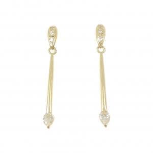 K18YG ダイヤモンド ピアス 0.30CT