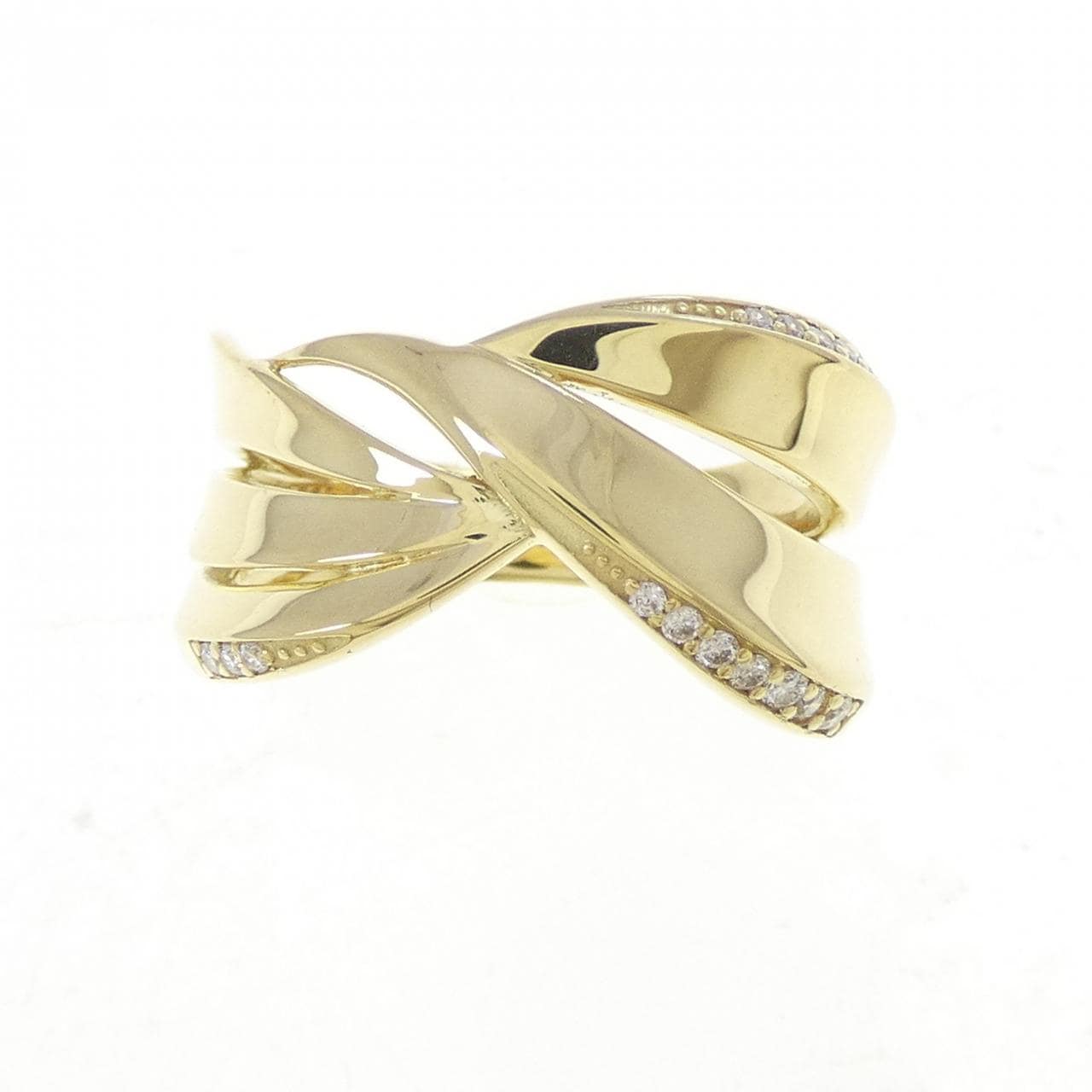 K18YG ダイヤモンド リング 0.11CT