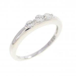 K18WG ダイヤモンド リング 0.15CT
