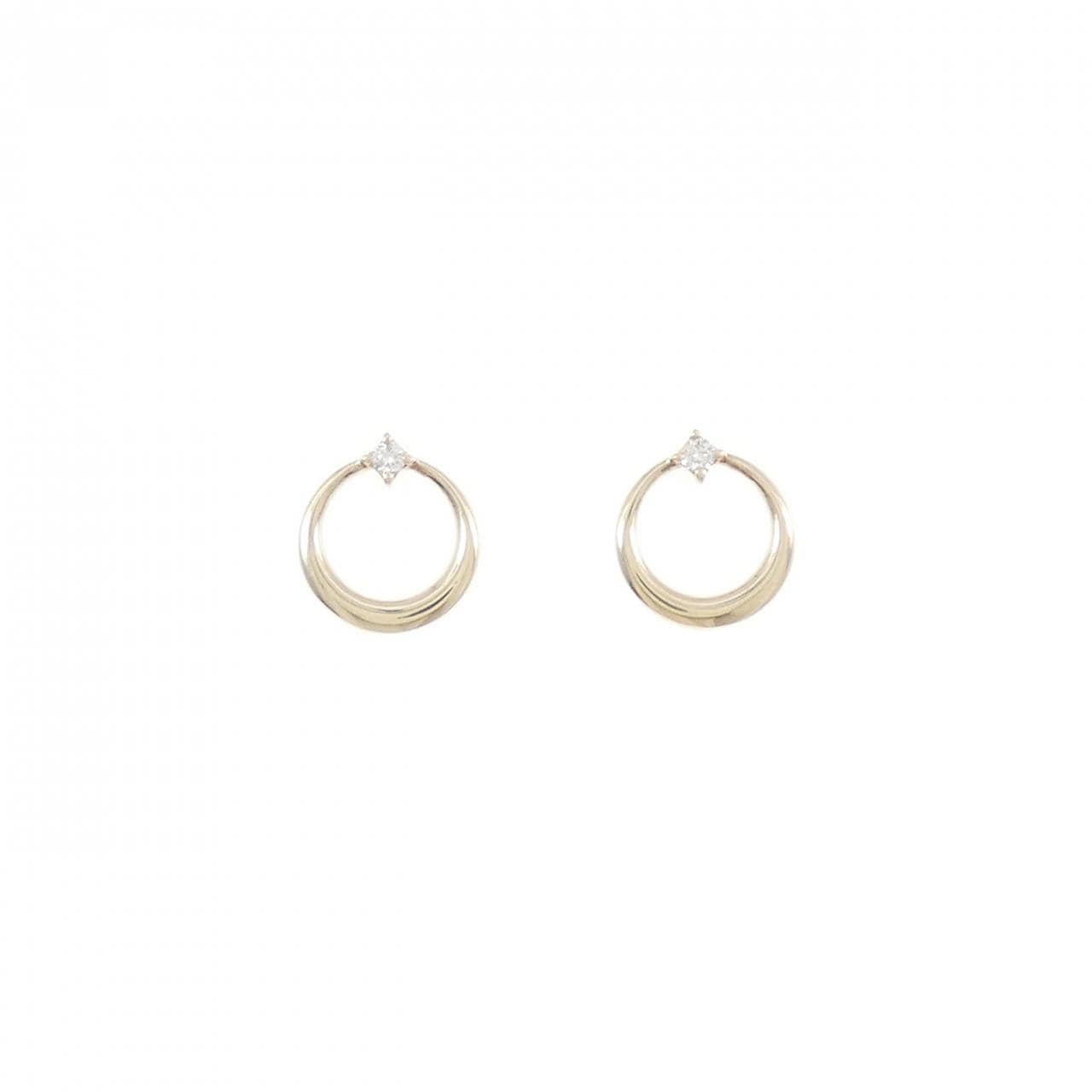 ポンテヴェキオ ダイヤモンド ピアス 0.02CT