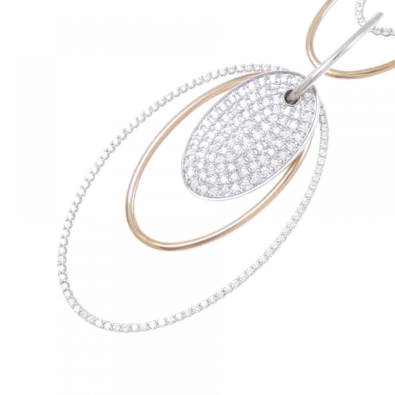 750WG/750PG ダイヤモンド ネックレス 3.00CT