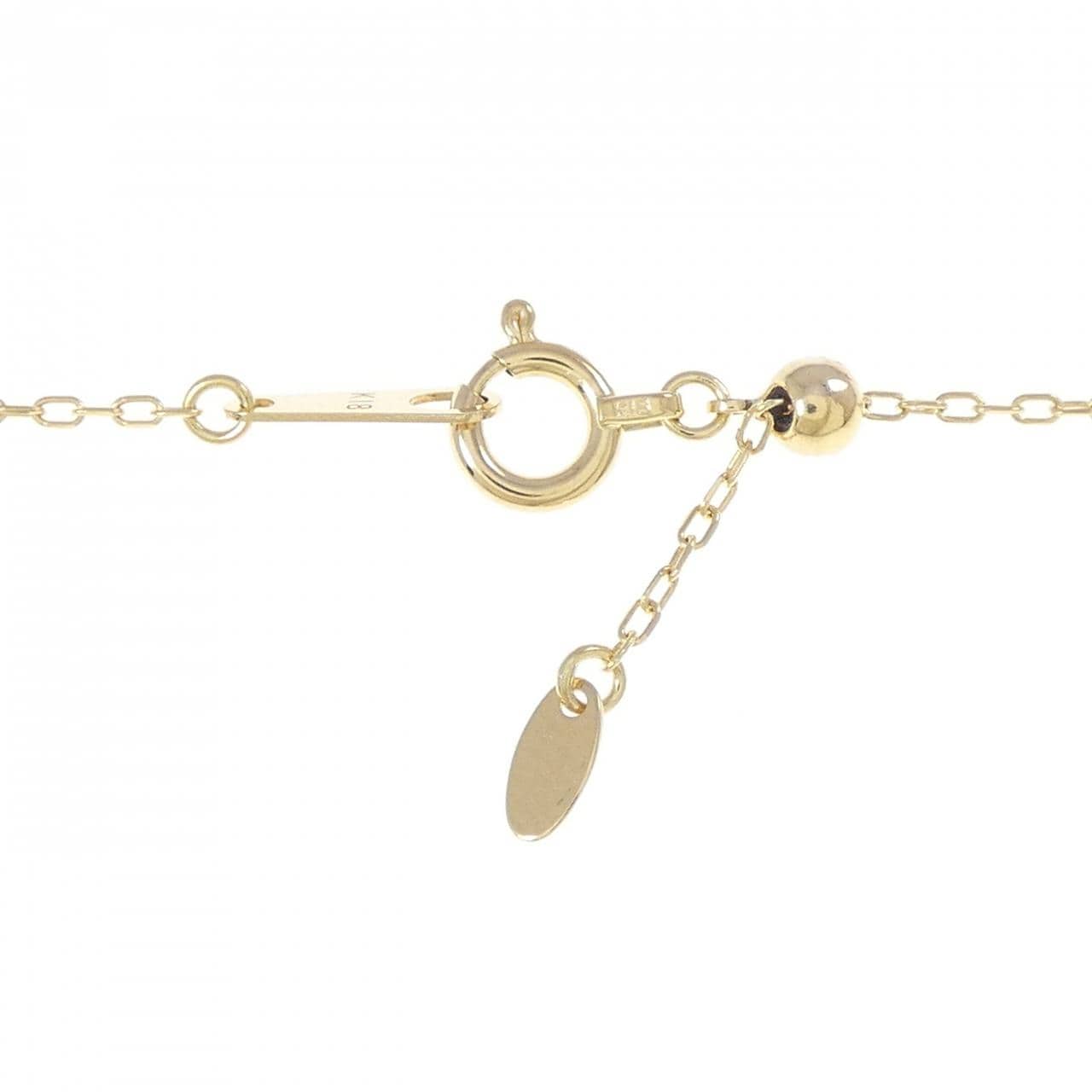 K18YG 2WAY ダイヤモンド ネックレス 0.20CT