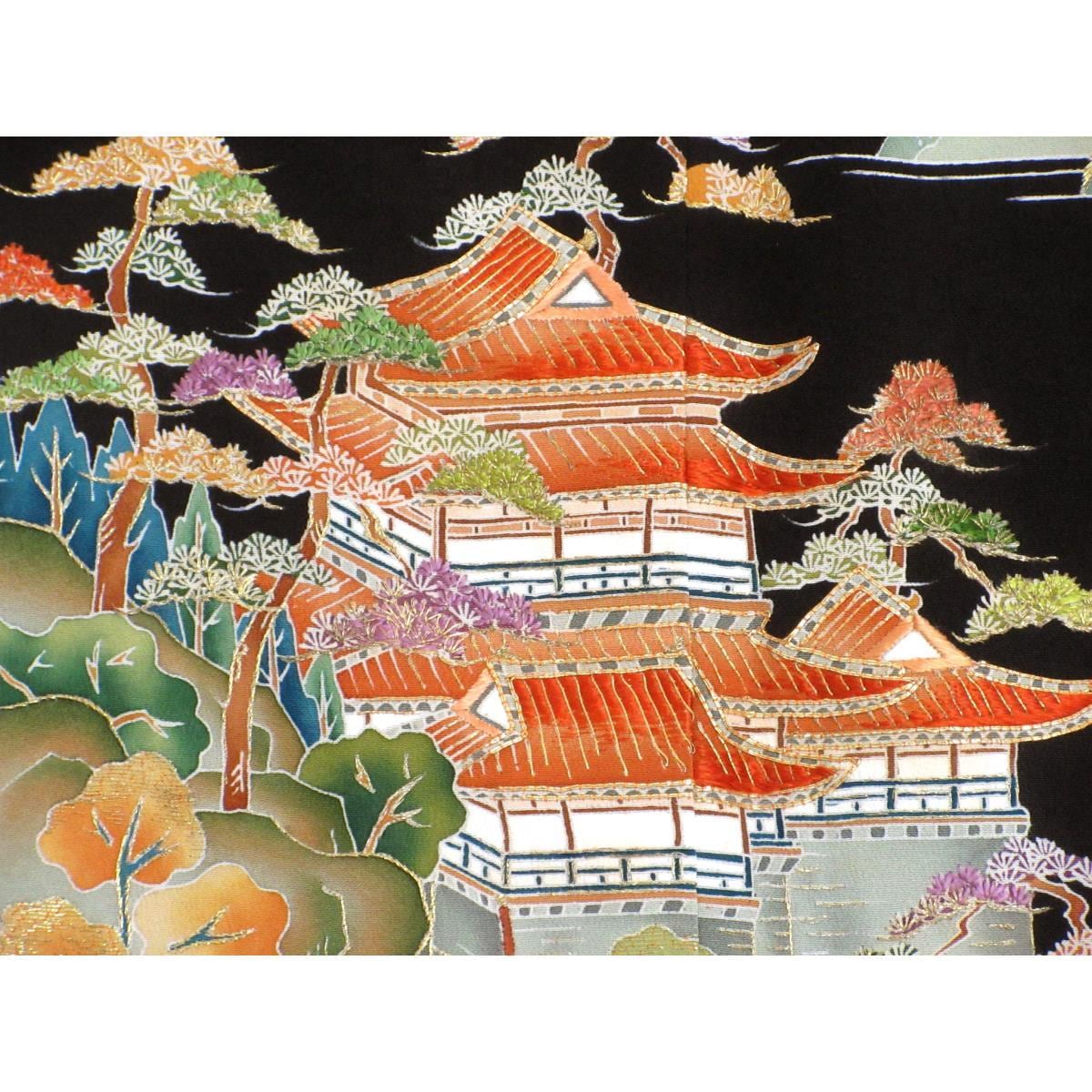 留袖　野口彦太郎　下り藤【大彦】