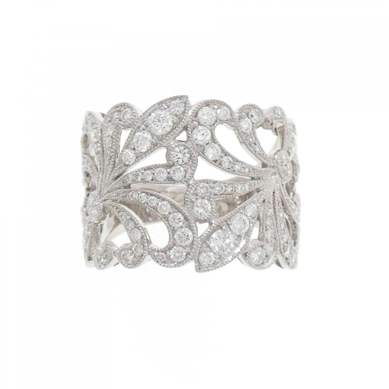 K18WG ダイヤモンド リング 0.90CT