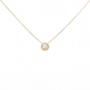 K18YG ソリティア ダイヤモンド ネックレス 0.20CT