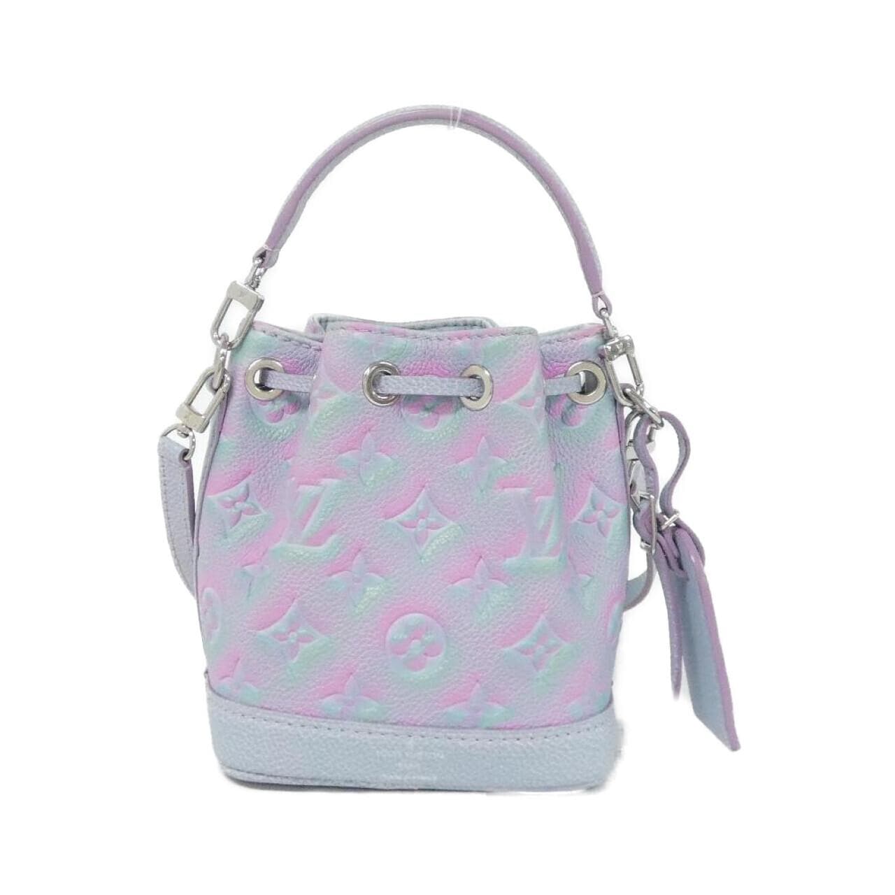 ルイヴィトン モノグラム アンプラント(サマー スターダスト) ナノ ノエ M81626 ショルダーバッグ