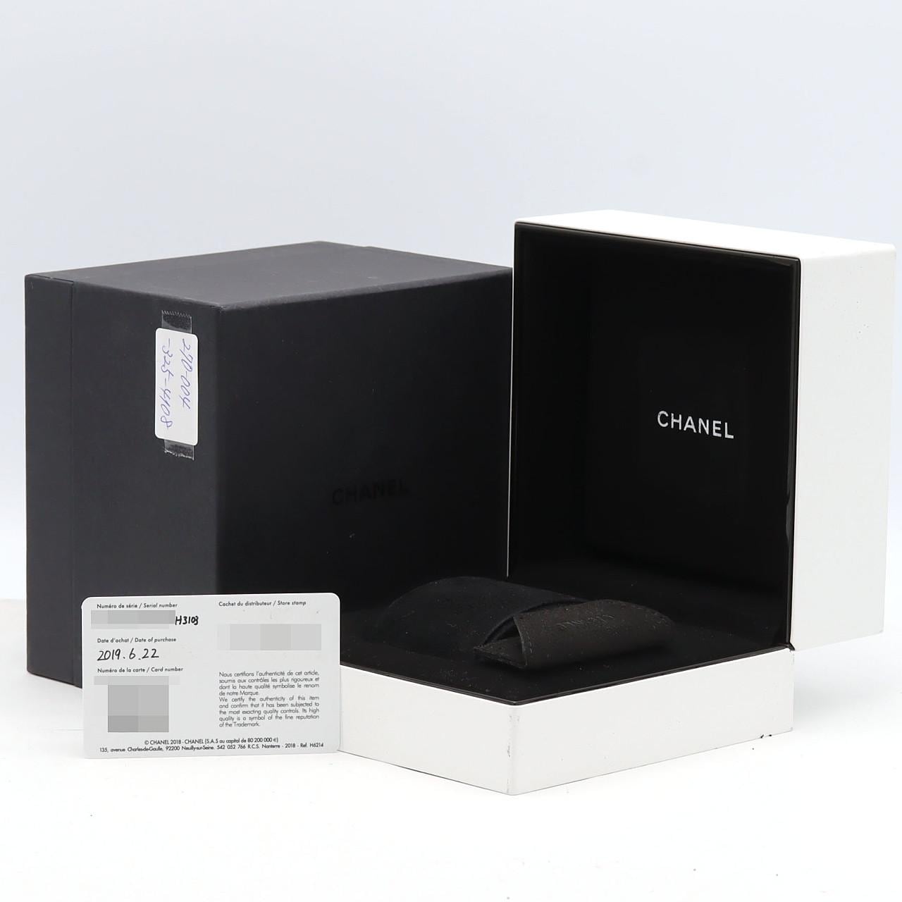 シャネル J12 38mmGMTセラミック H3103 セラミック 自動巻