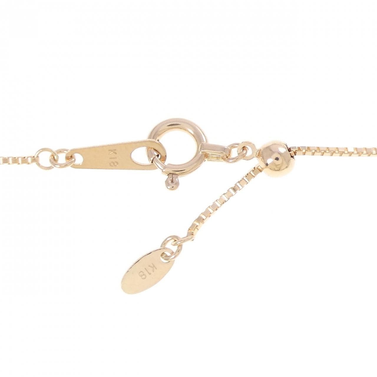K18PG ハート サファイヤ ネックレス 1.55CT