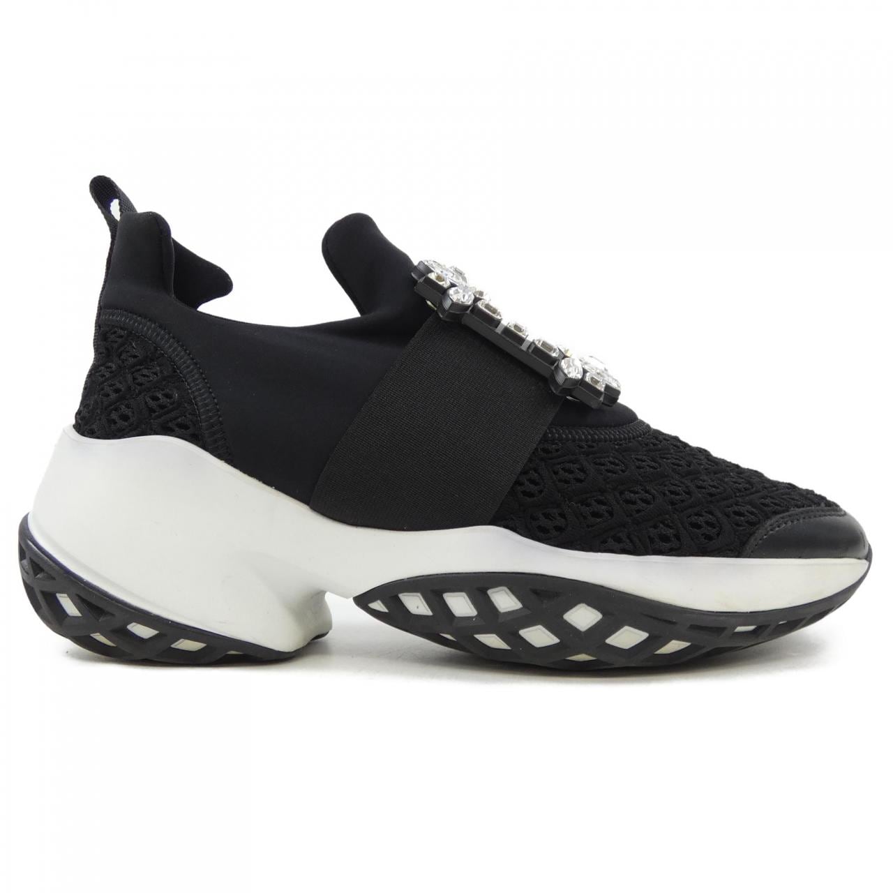 ロジェヴィヴィエ ROGER VIVIER ヴィヴ ラン　ストラスバックル スニーカー