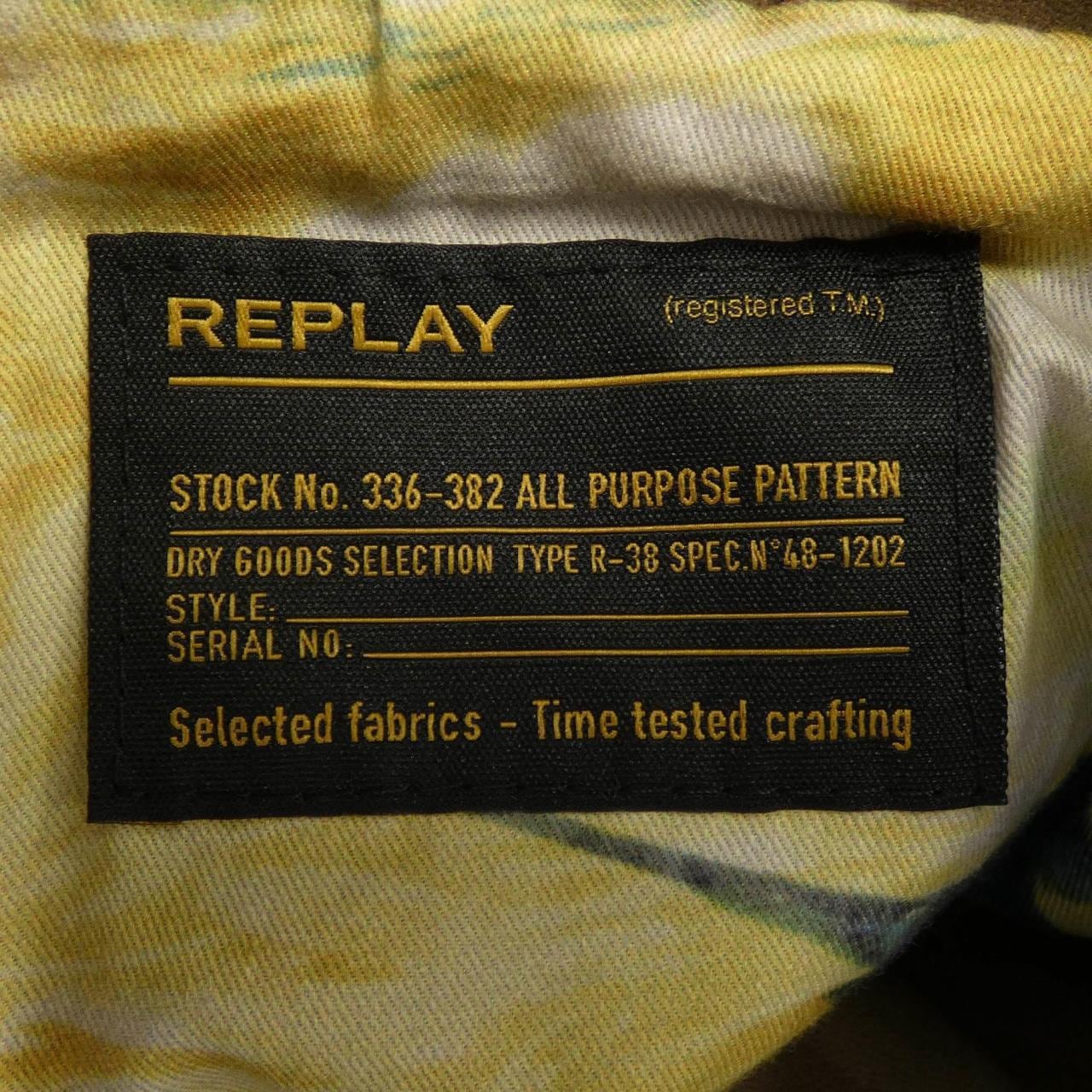 リプレイ REPLAY レザージャケット