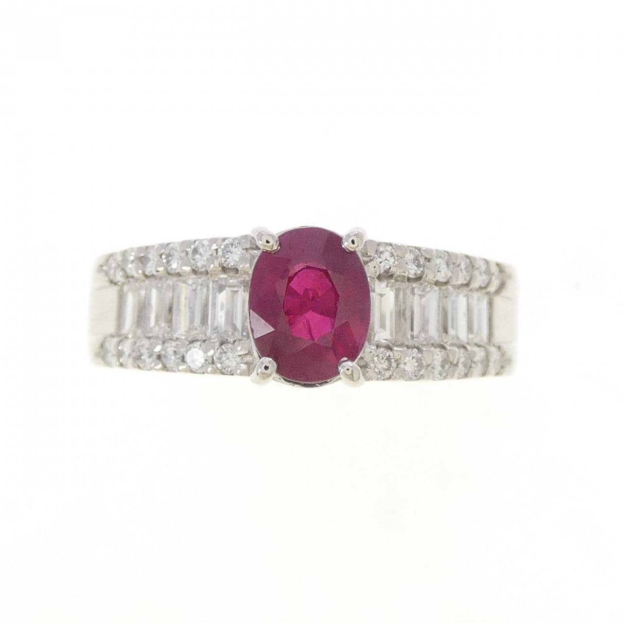 PT900 ルビー リング 1.12CT