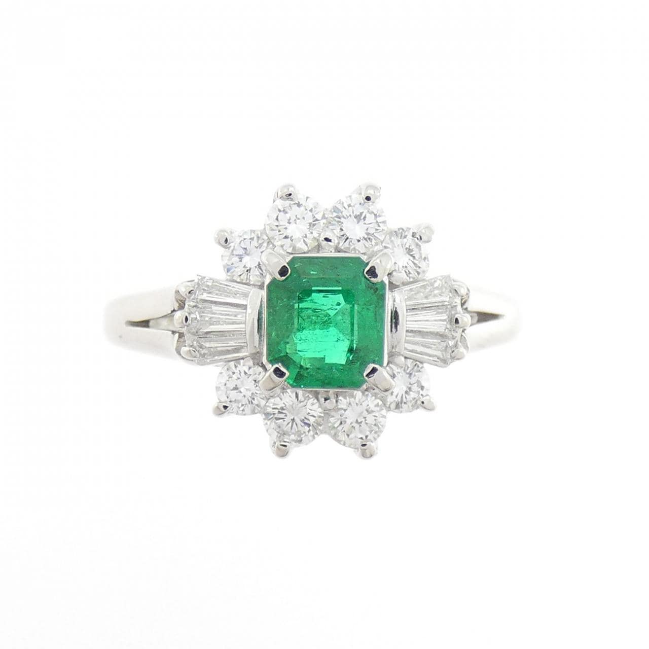 MIKIMOTO Emerald Ring 0.38ct