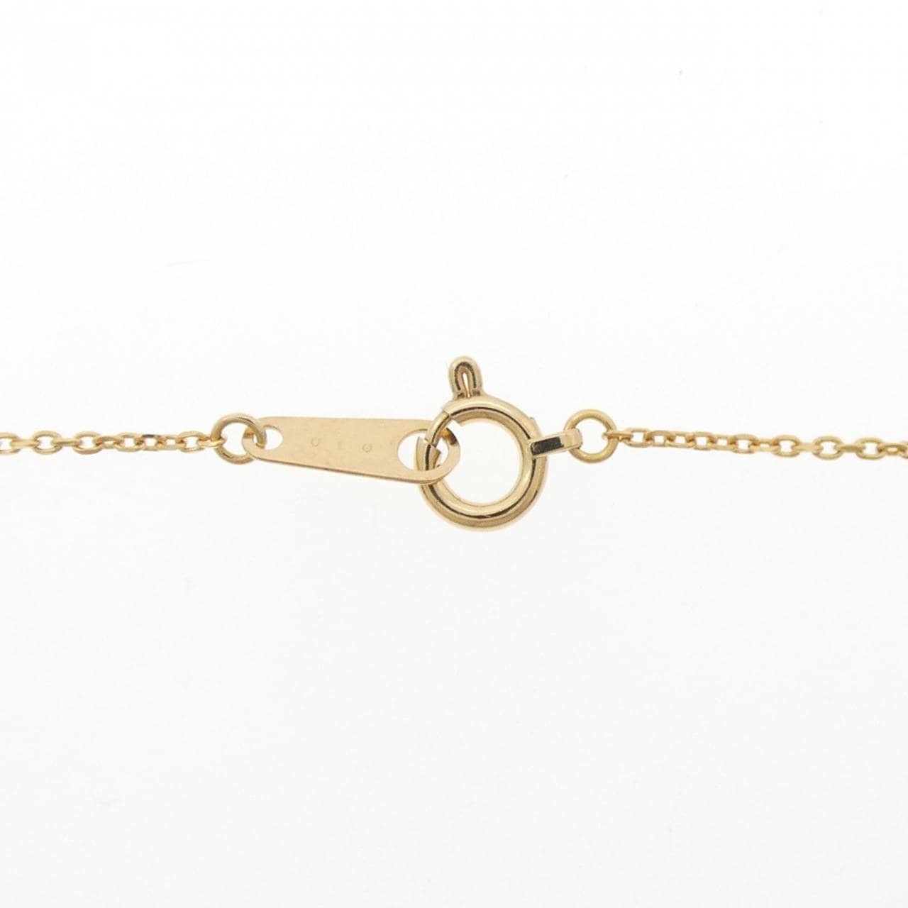 K18YG ムーン ダイヤモンド ネックレス 0.10CT