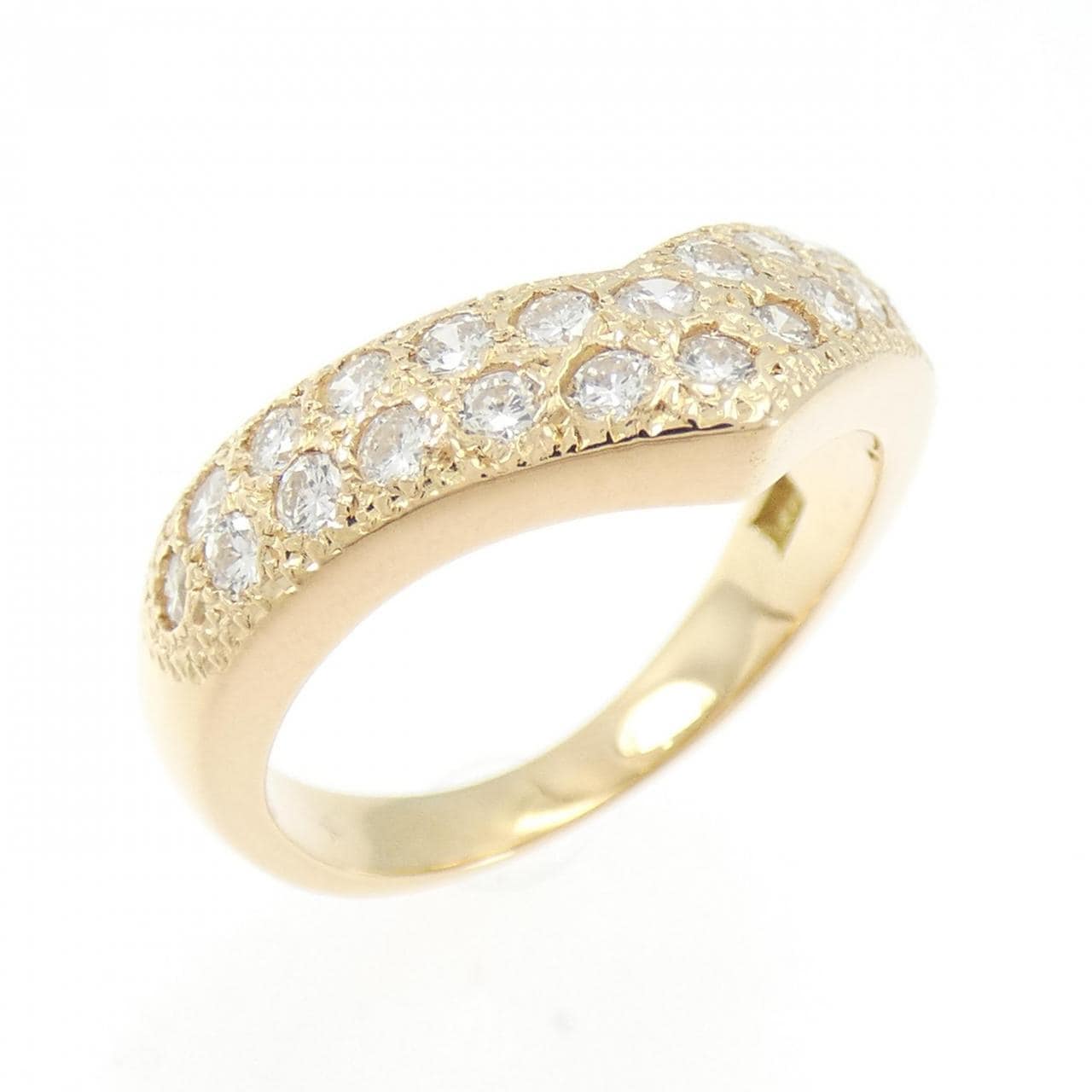 K18PG ダイヤモンド リング 0.60CT