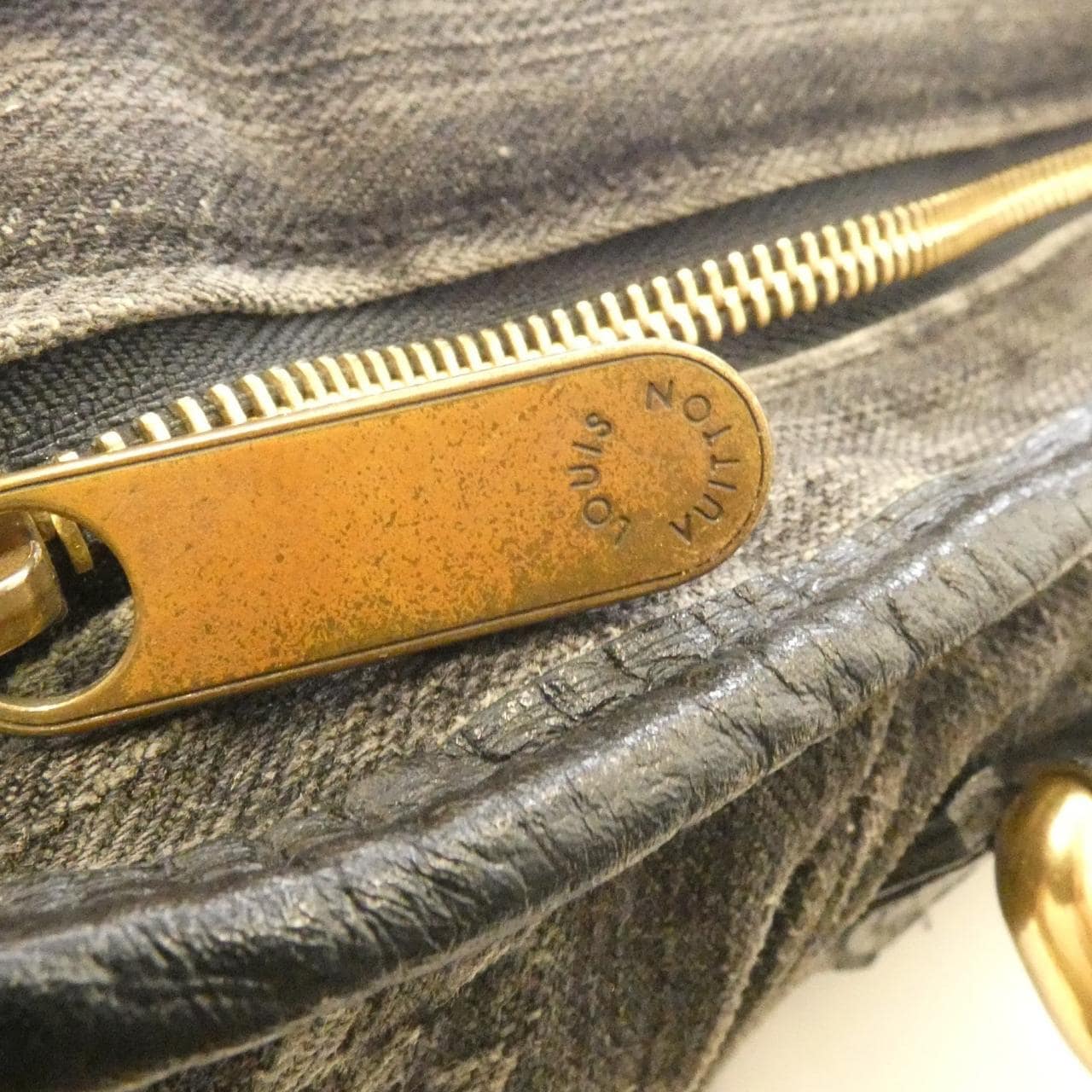 ルイヴィトン モノグラム デニム ネオカビィー MM M95351 バッグ