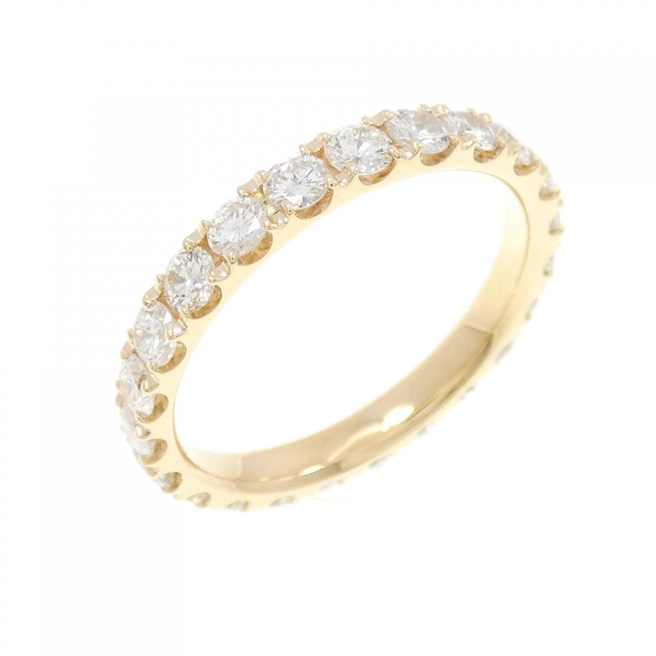 K18YG Full Eternity Diamond Ring 1.672CT