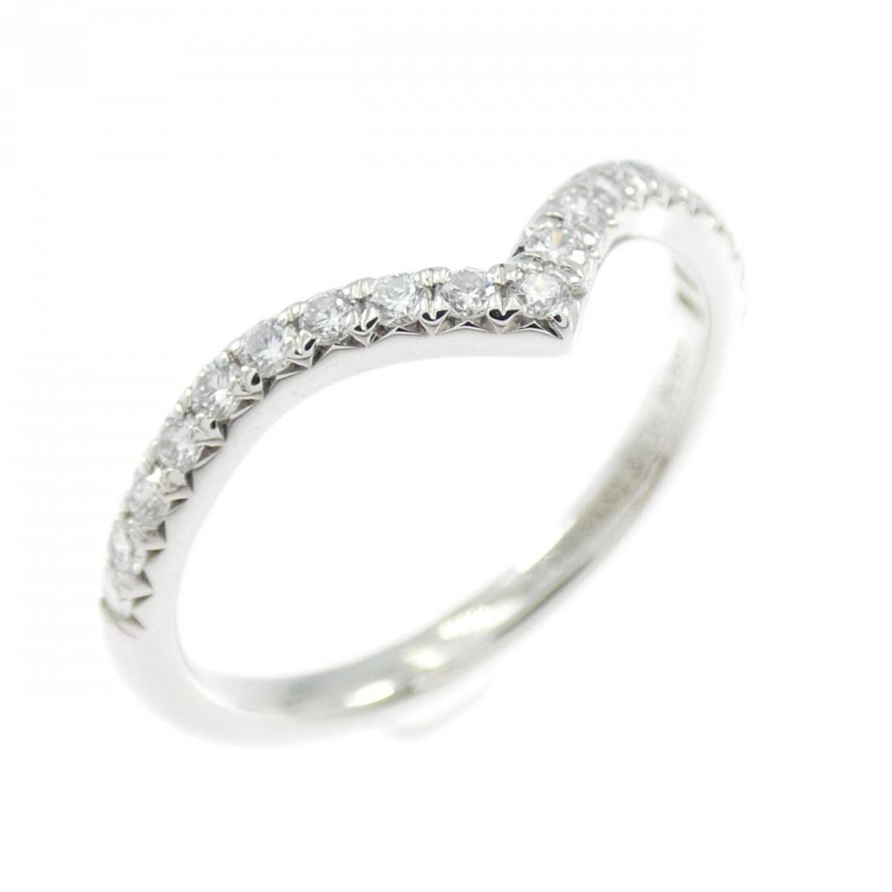 ティファニー ソレスト Vバンド リング