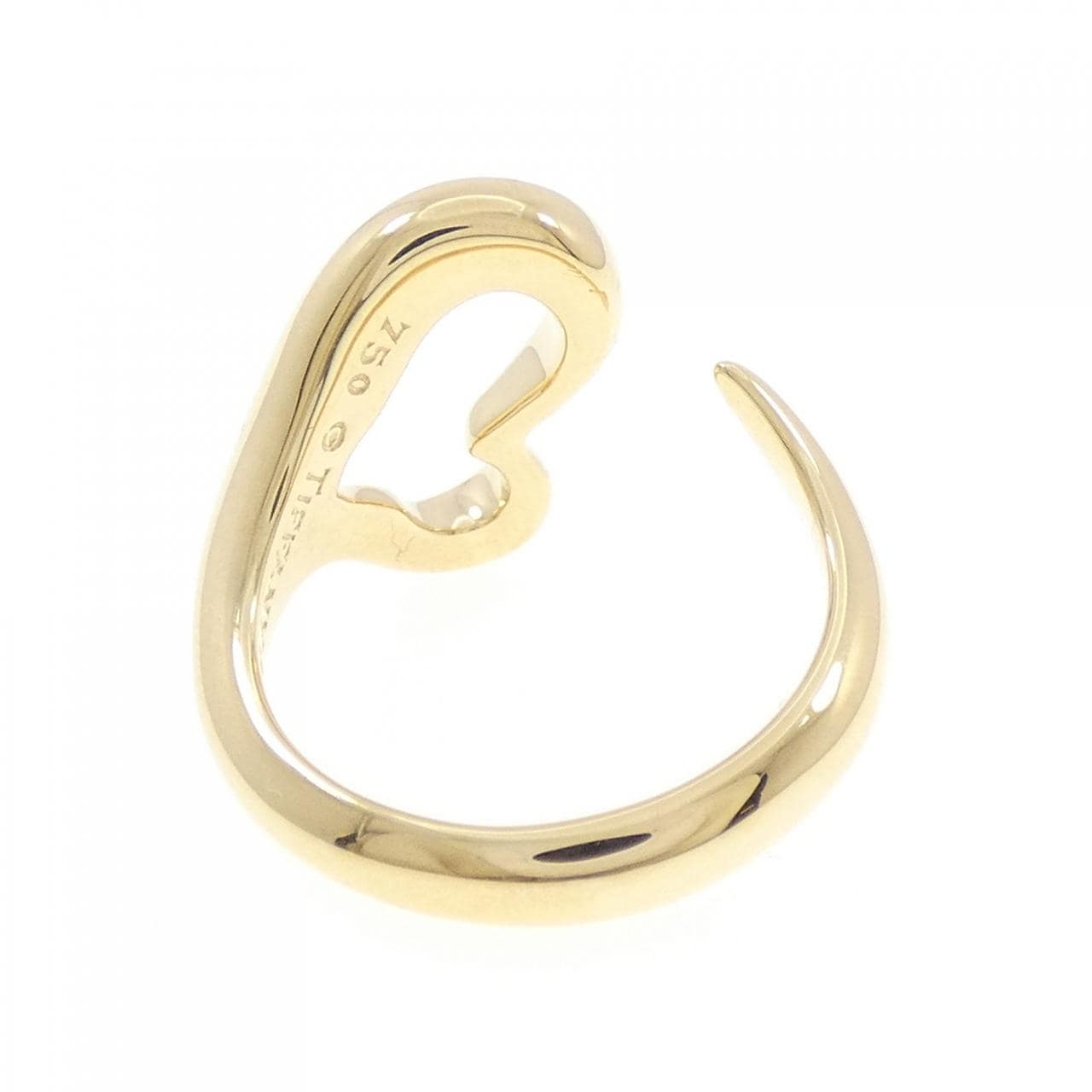 ティファニー オープンハート リング