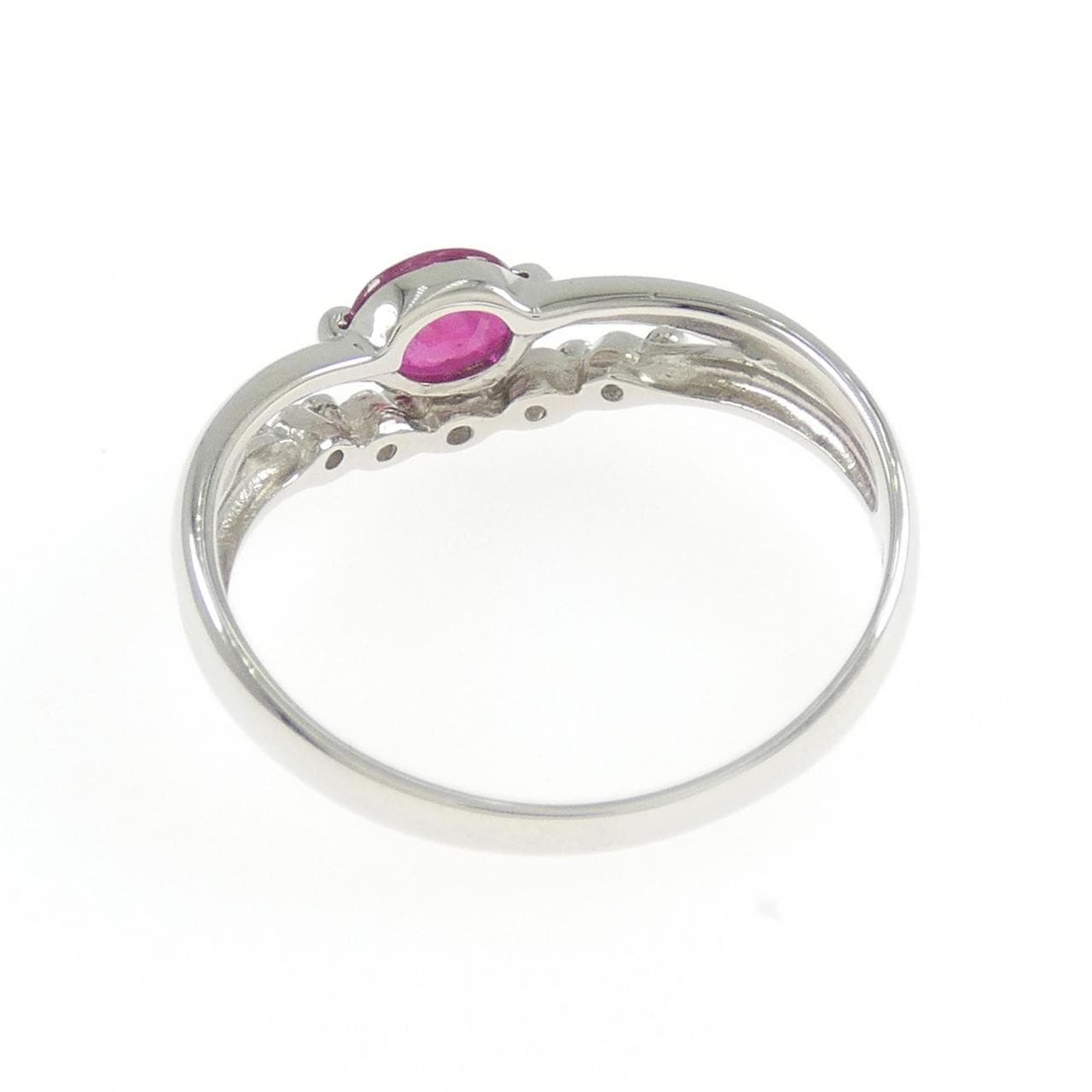 PT900红宝石戒指